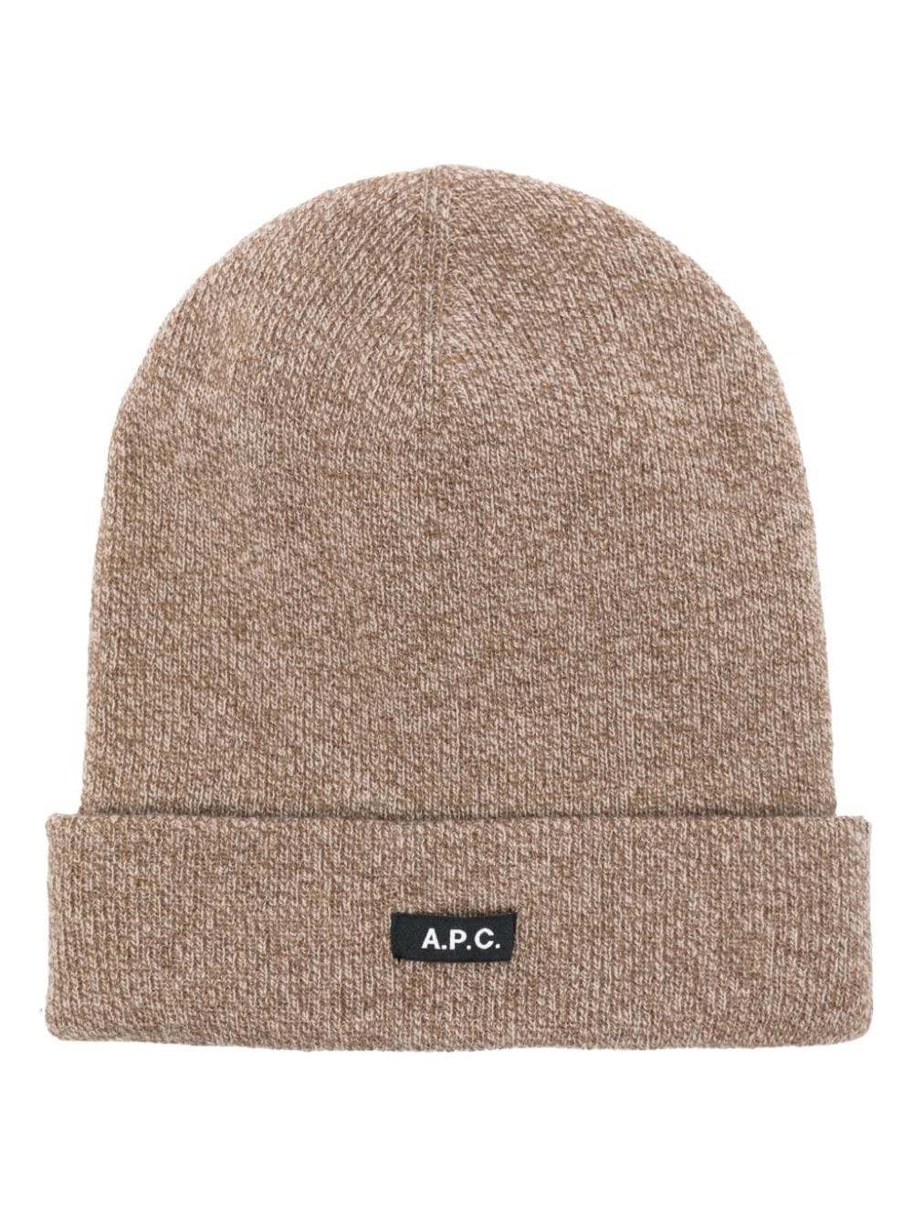 logo-tag wool beanie - 1