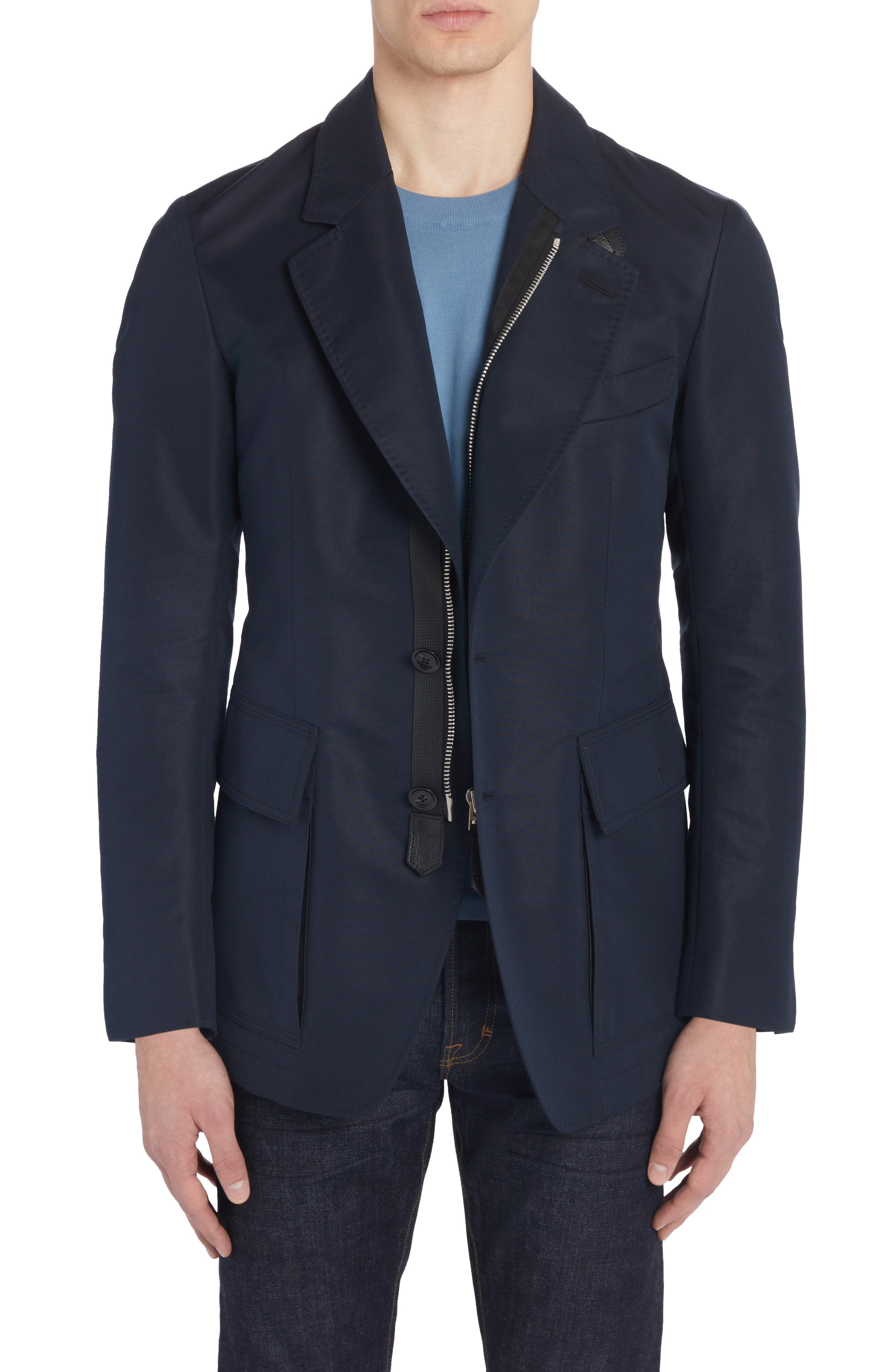 Zip-Up Sartorial Jacket - 1