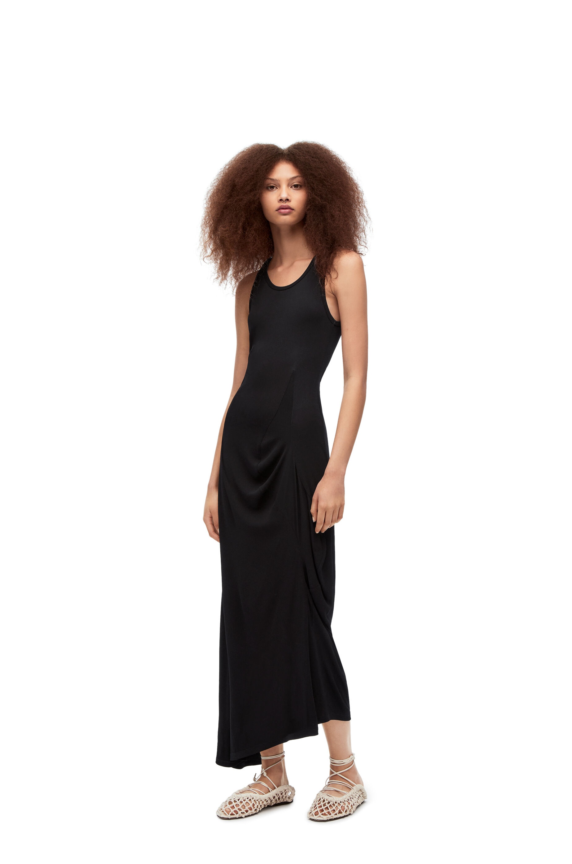 Anagram strappy dress in viscose - 3
