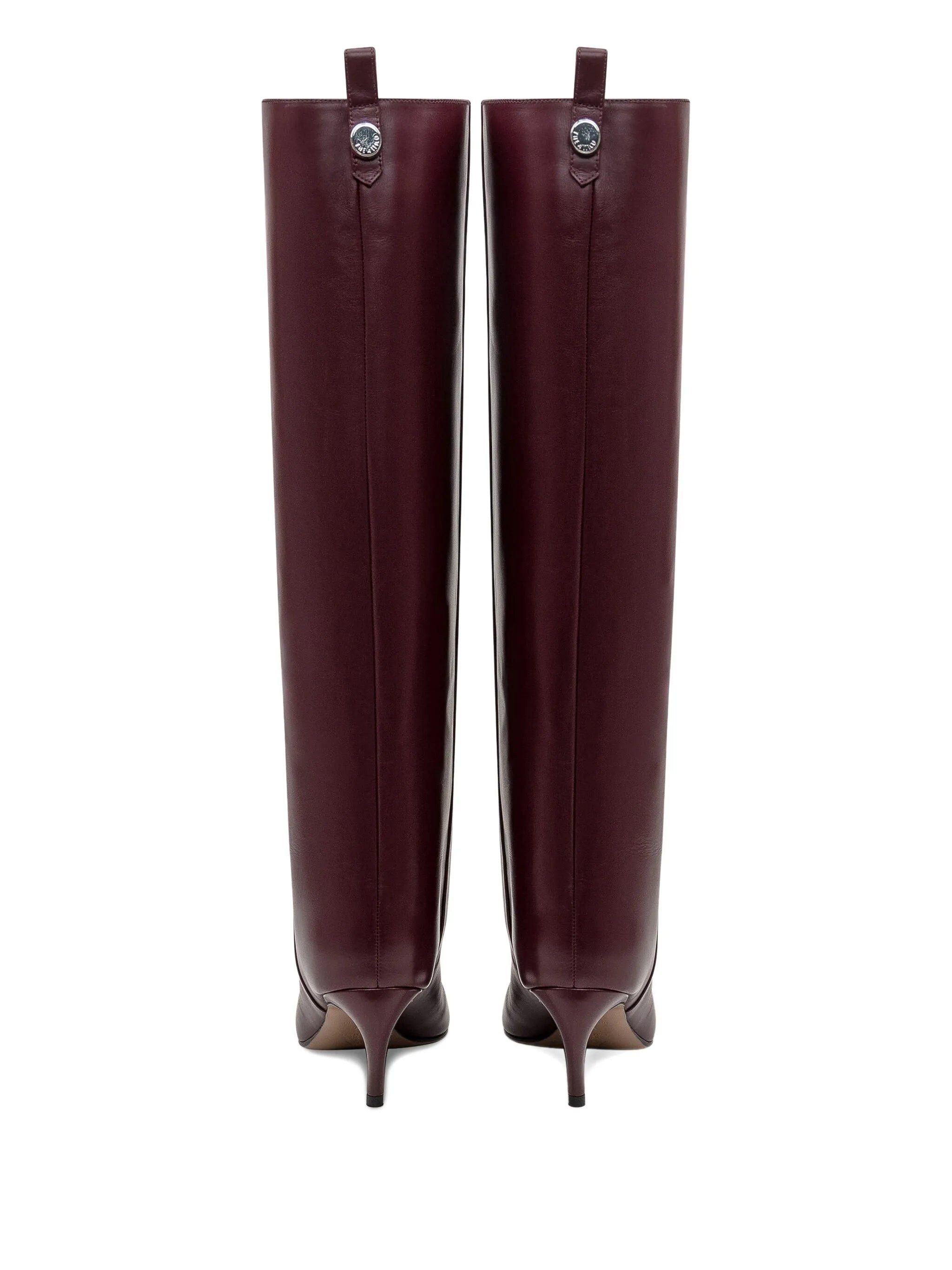 The Attico 65mm Lea Pointed-toe Leather Boots - 2