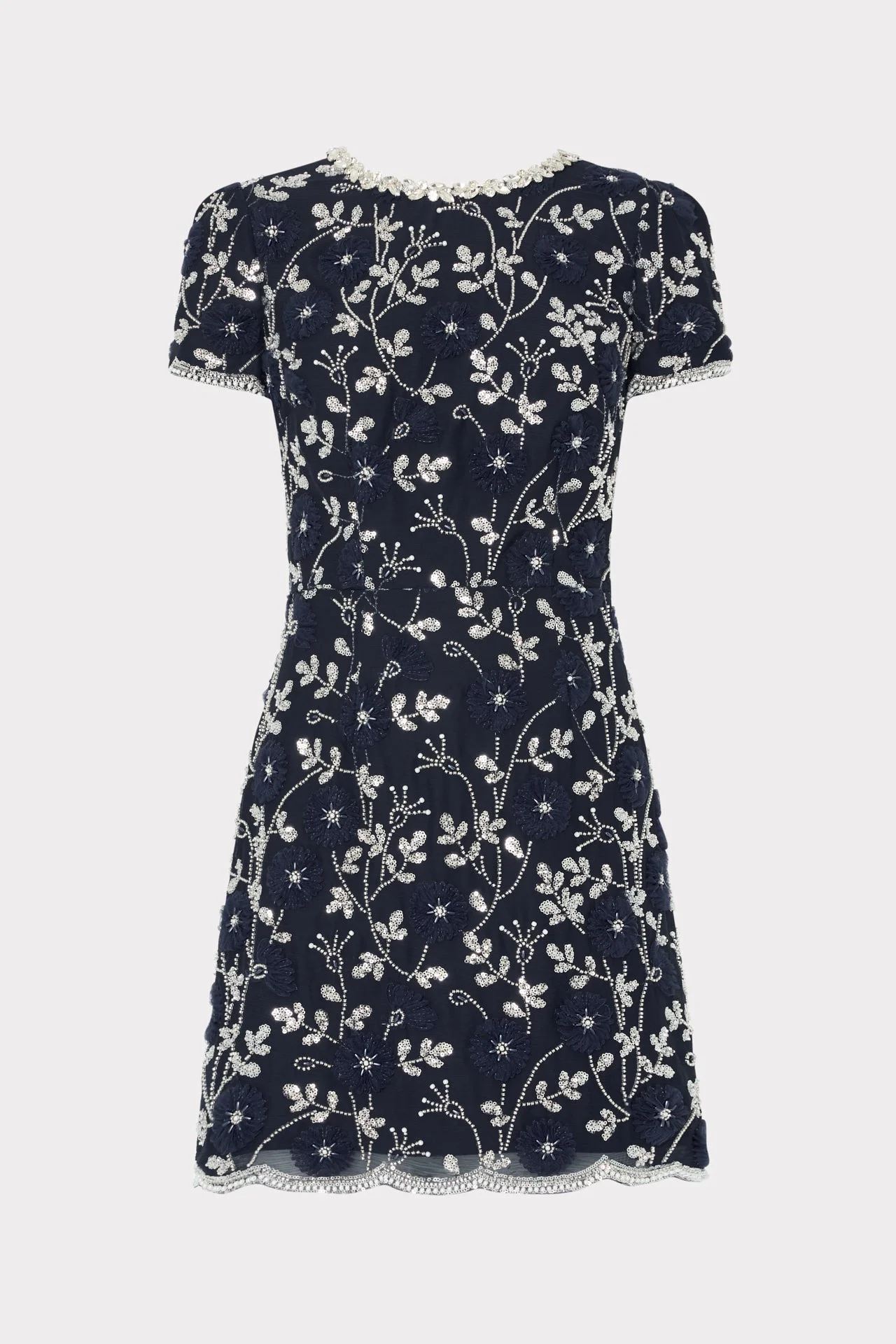 Daisy Silver Star Sequins Dress - 1