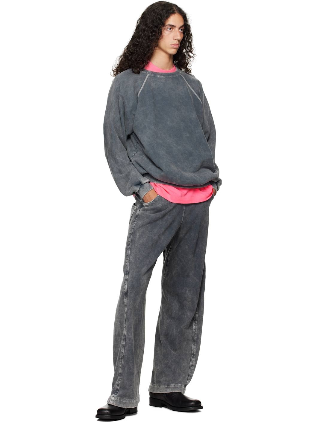 Gray Shabby Sweatshirt - 4