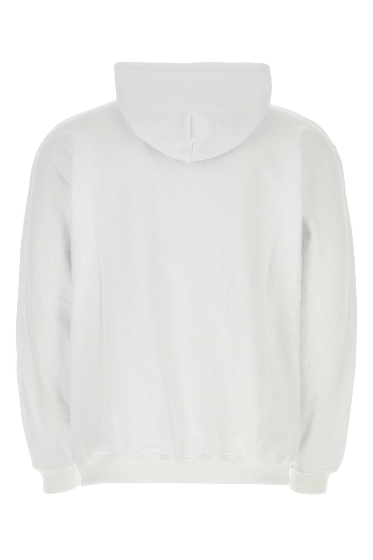 VTMNTS - Vtmnts Men White Cotton Blend Oversize Sweatshirt - 2