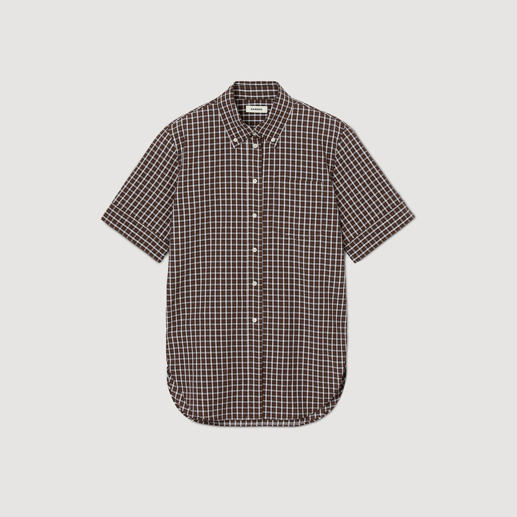 OVERSIZED CHECK SHIRT - 6
