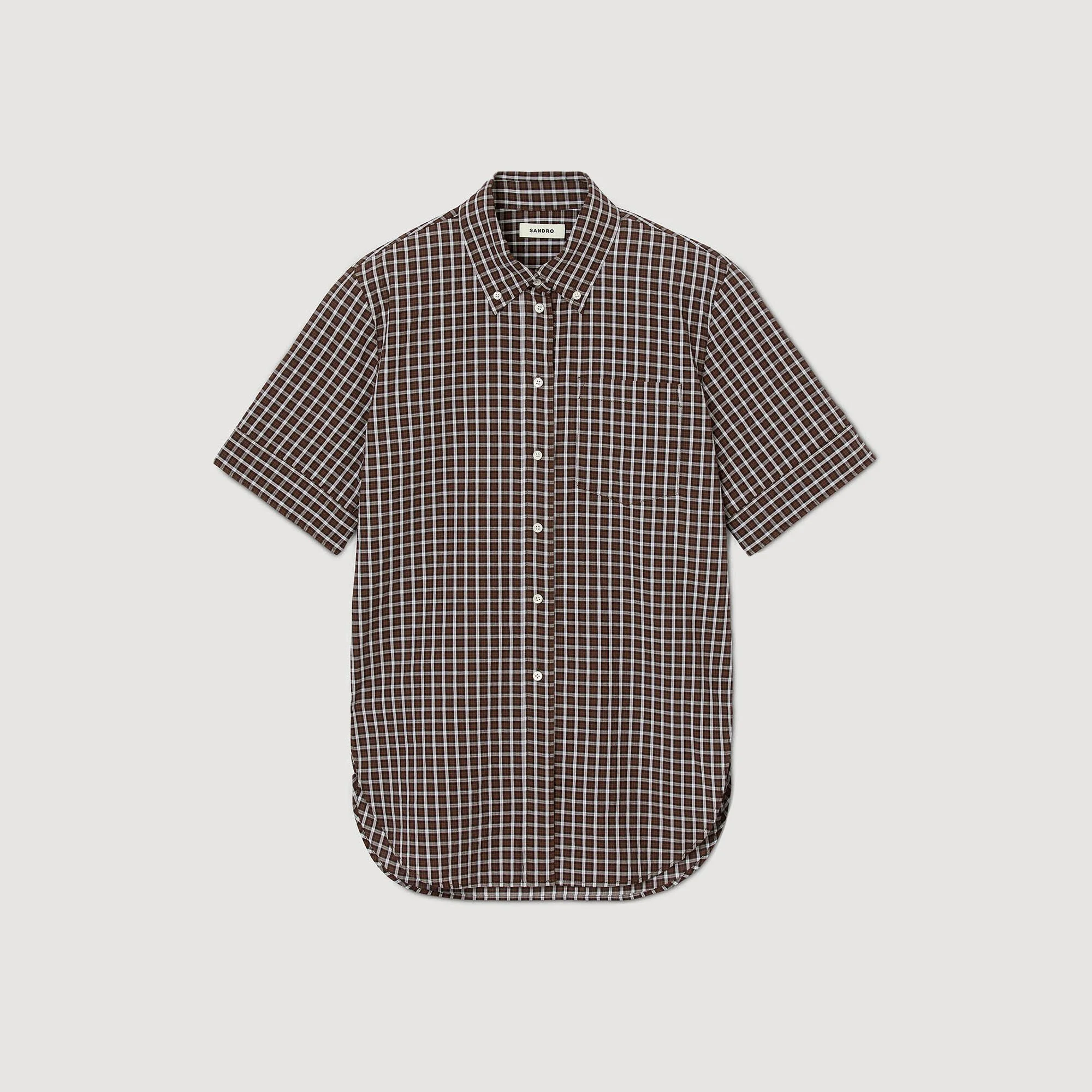 OVERSIZED CHECK SHIRT - 1