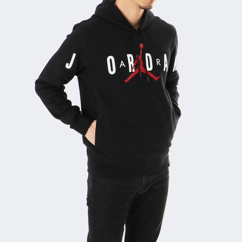 Air Jordan Fleece Lined hooded Stay Warm Black 834372-010 4