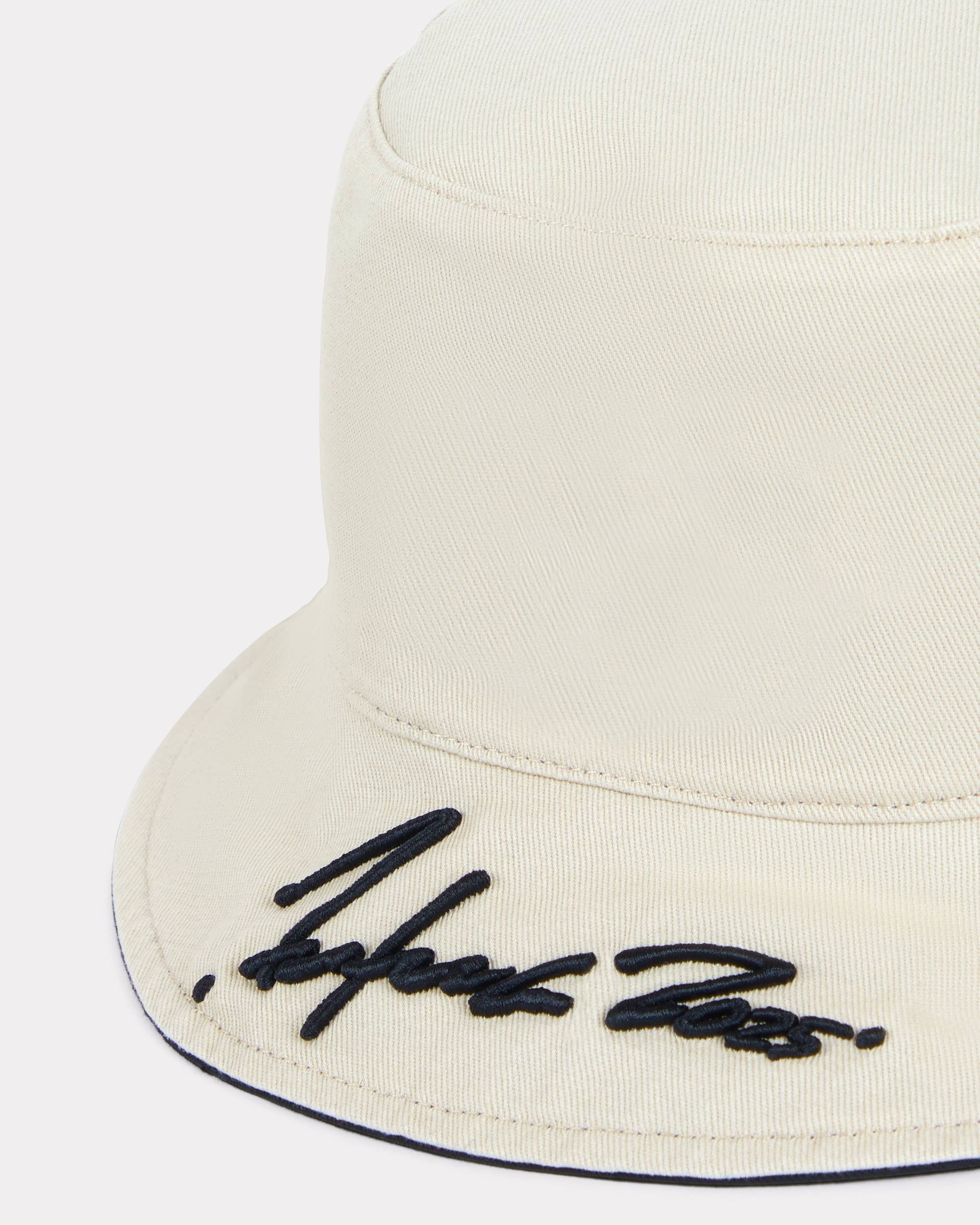 'Kenzo x Futura 2000' embroidered reversible bucket hat in cotton - 5