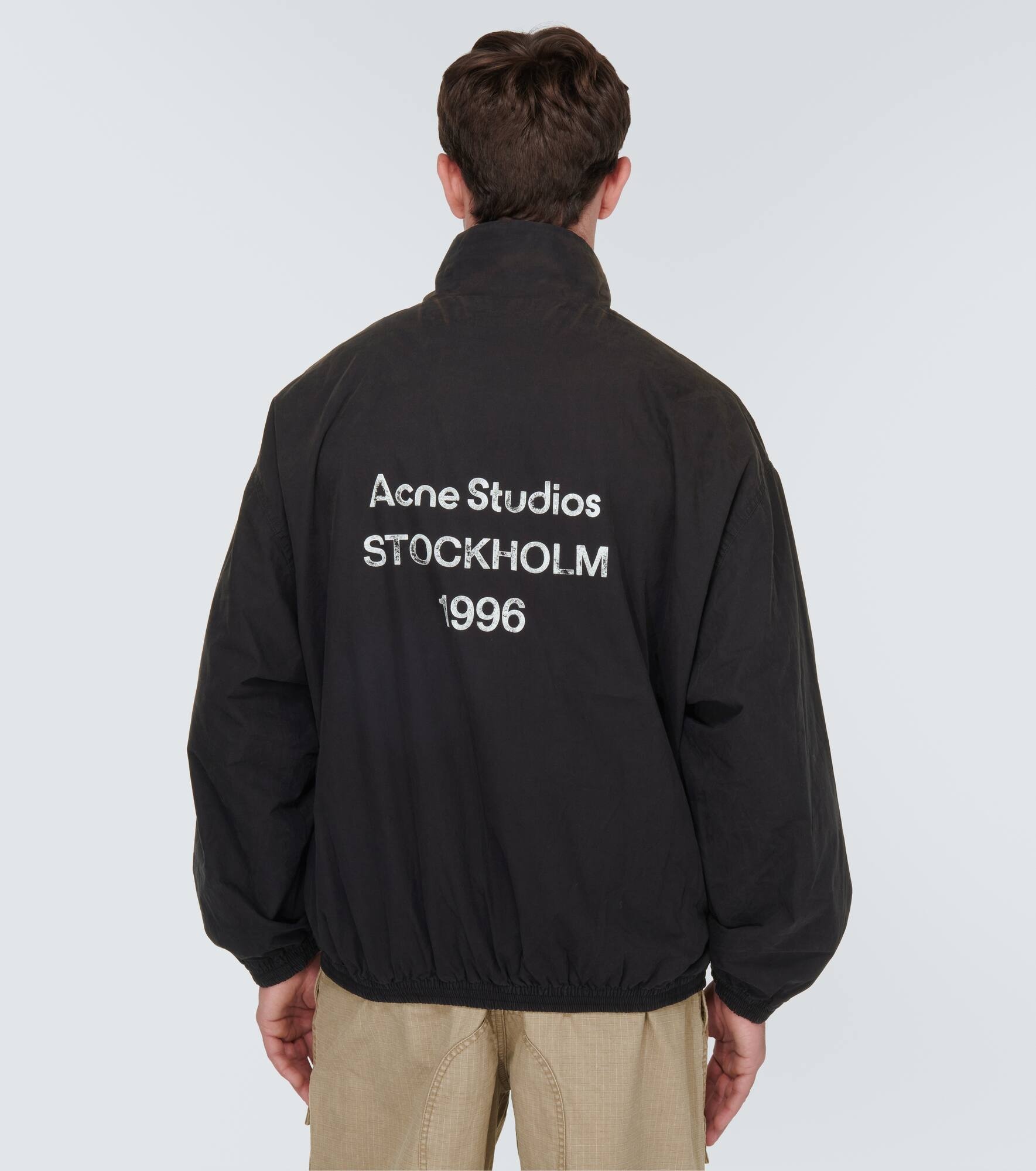 Logo cotton poplin jacket - 4