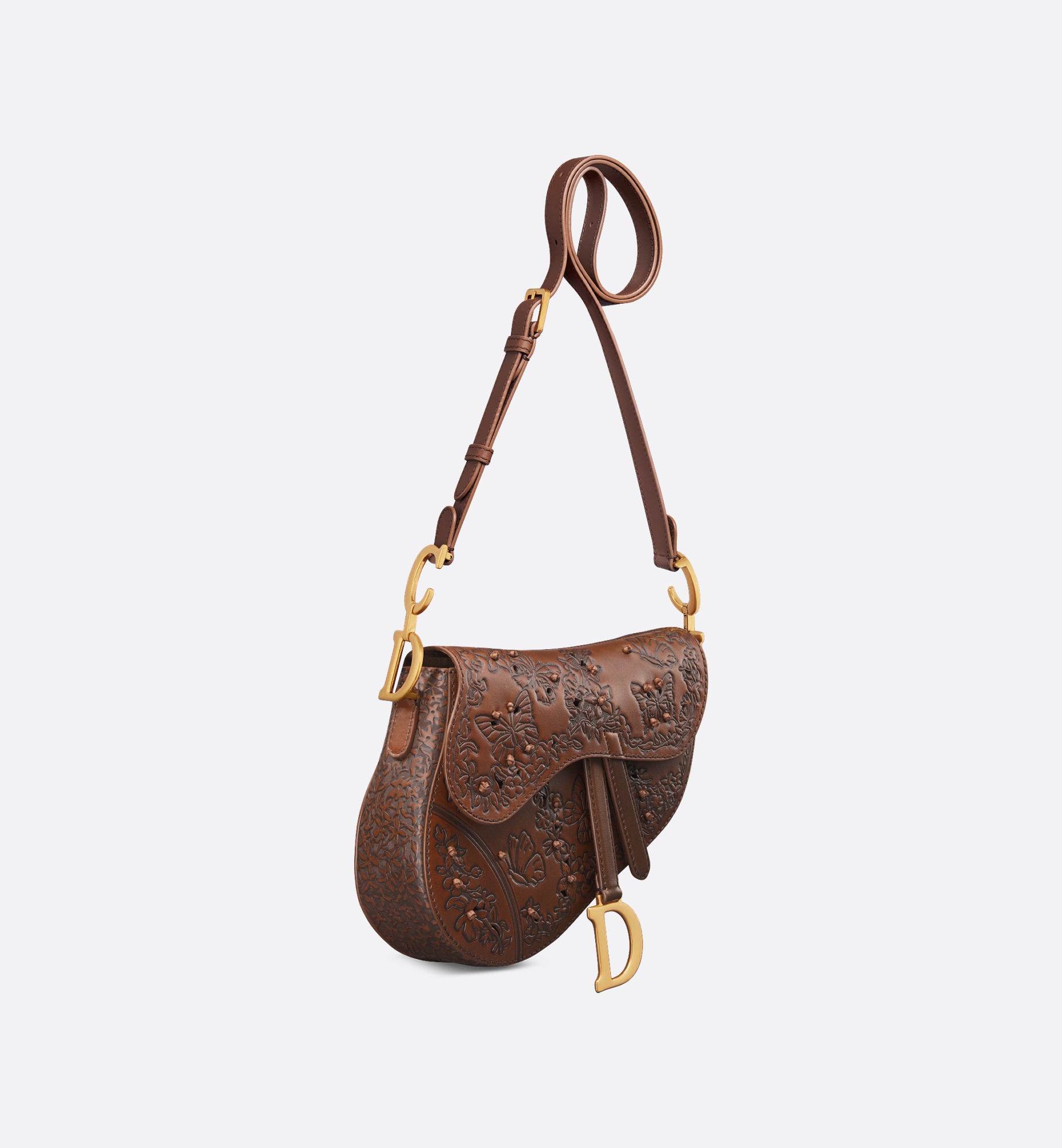 Medium Soft Saddle Bag with Strap - 3