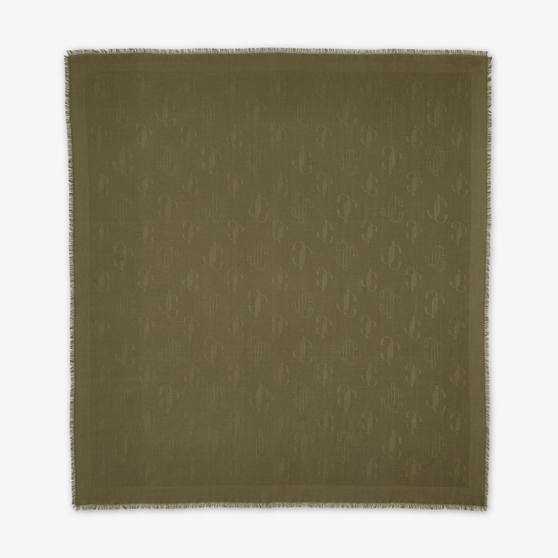 JIMMY CHOO Emani
Caper Green Silk and Wool Jacquard Shawl outlook