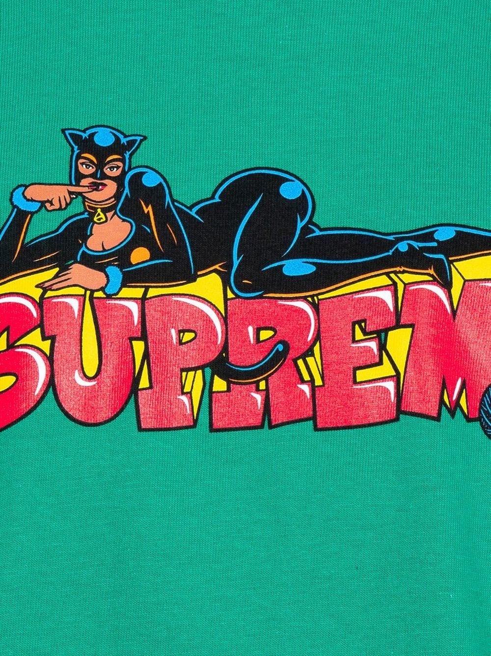 Supreme Catwoman logo-print T-shirt | REVERSIBLE