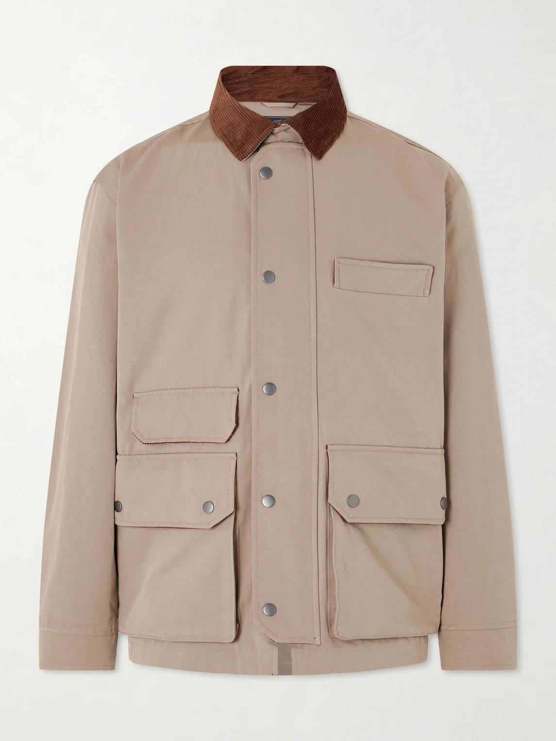 Royal Hunting Corduroy-Trimmed Cotton-Blend Jacket - 1