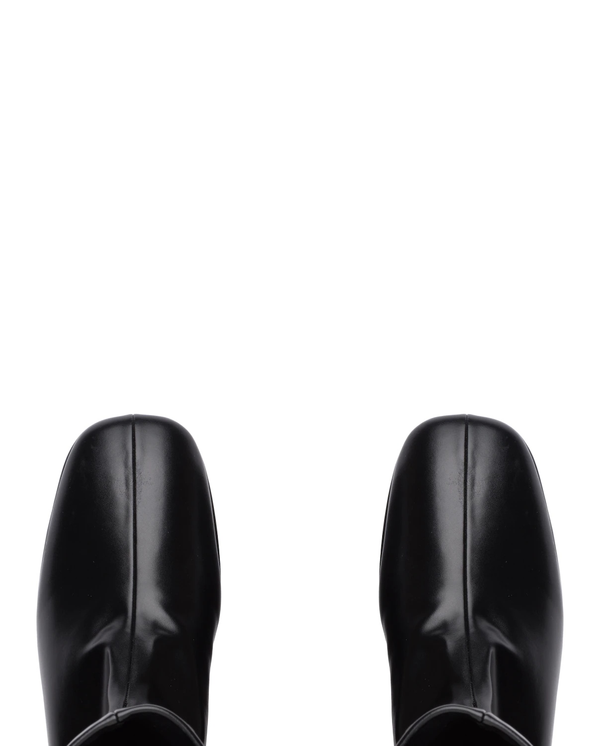 Technical nappa leather platform boots - 2