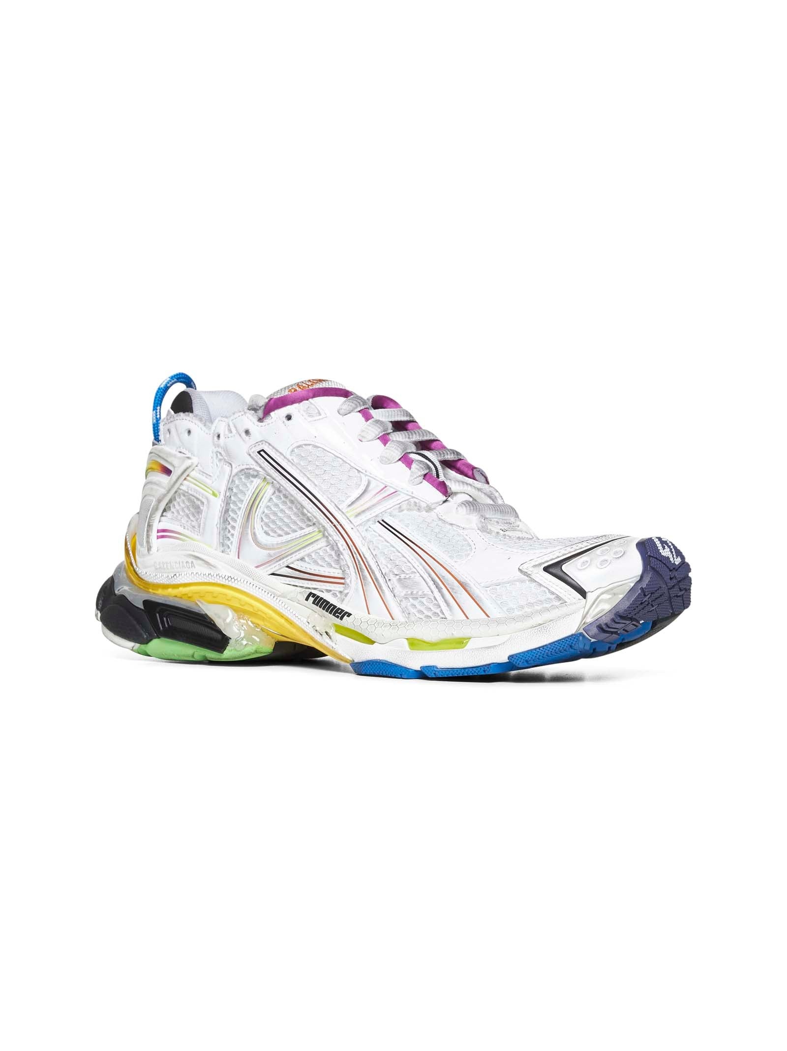 White Gradient Runner sneakers - 2
