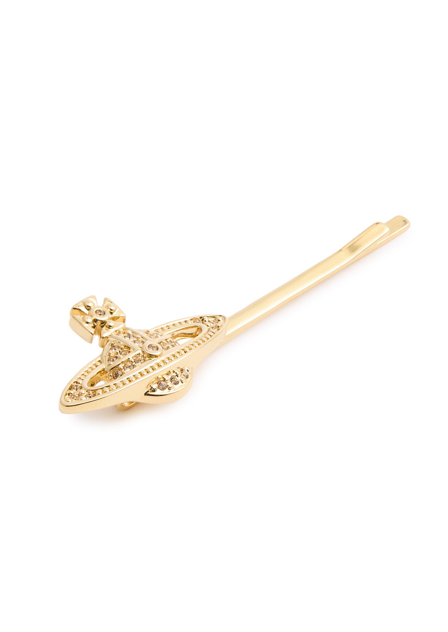 Mini Bas Relief orb hair clip - 3