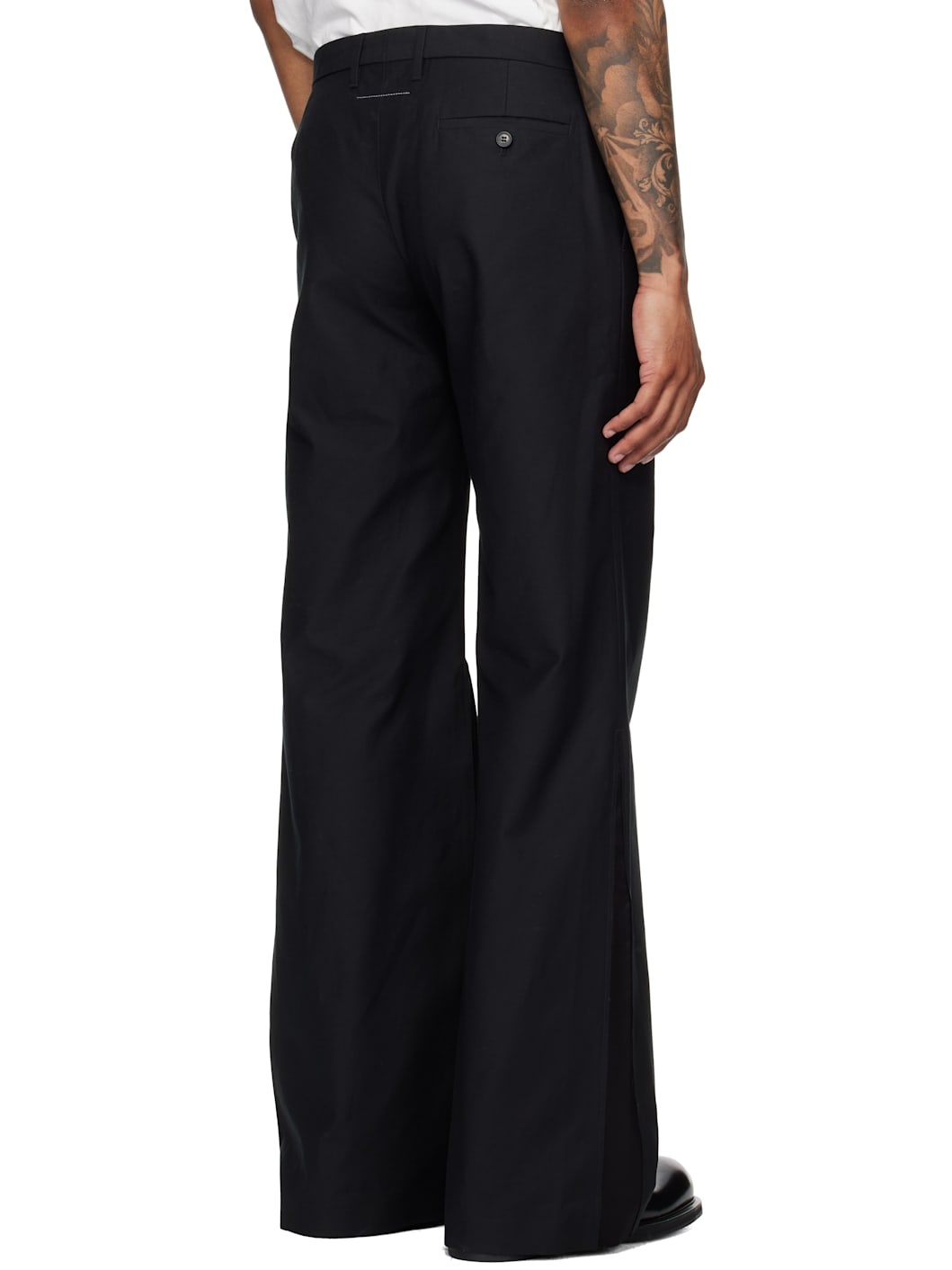 Black Flared Trousers - 3