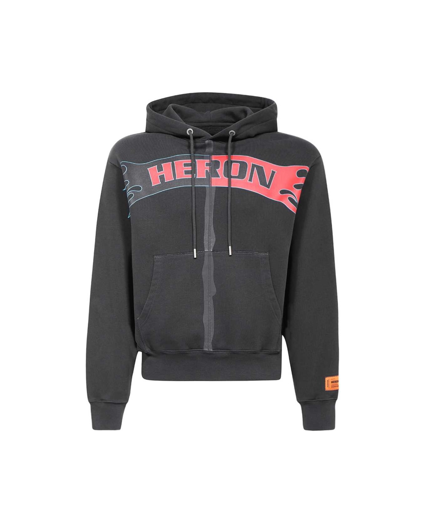 'hp Flaming Split'cotton Sweatshirt - 1