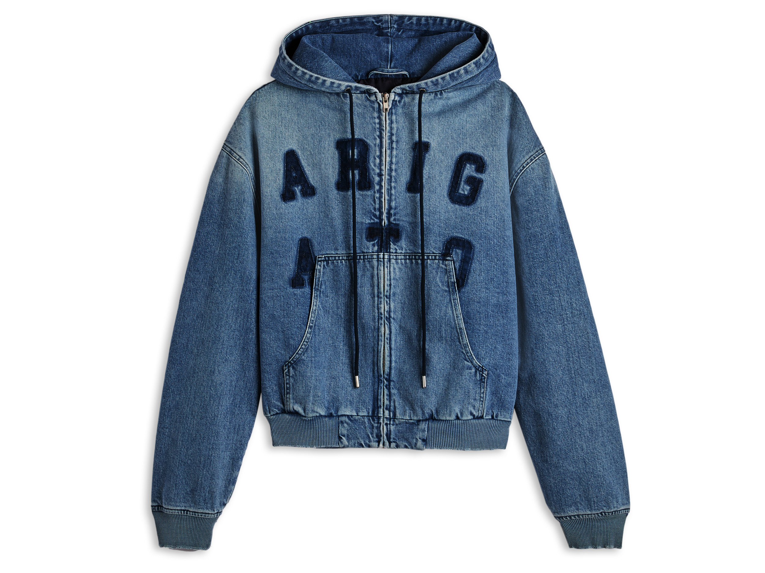 Venice Denim Bomber Jacket - 1