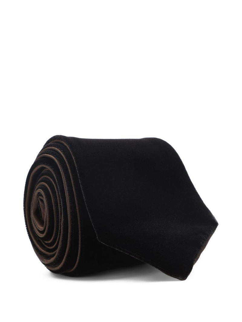 GIORGIO ARMANI velvet tie outlook