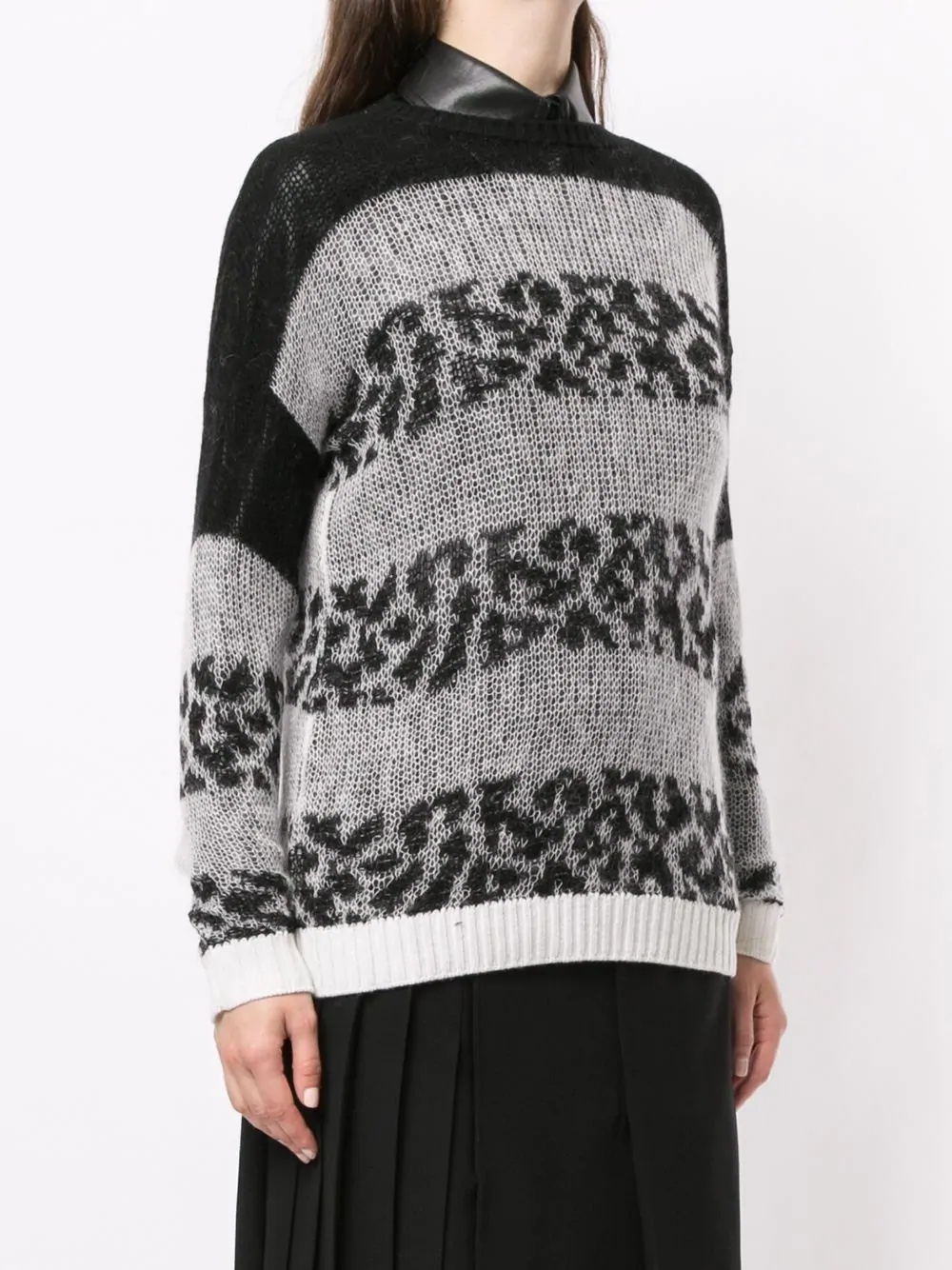 animalier stripe jumper - 3