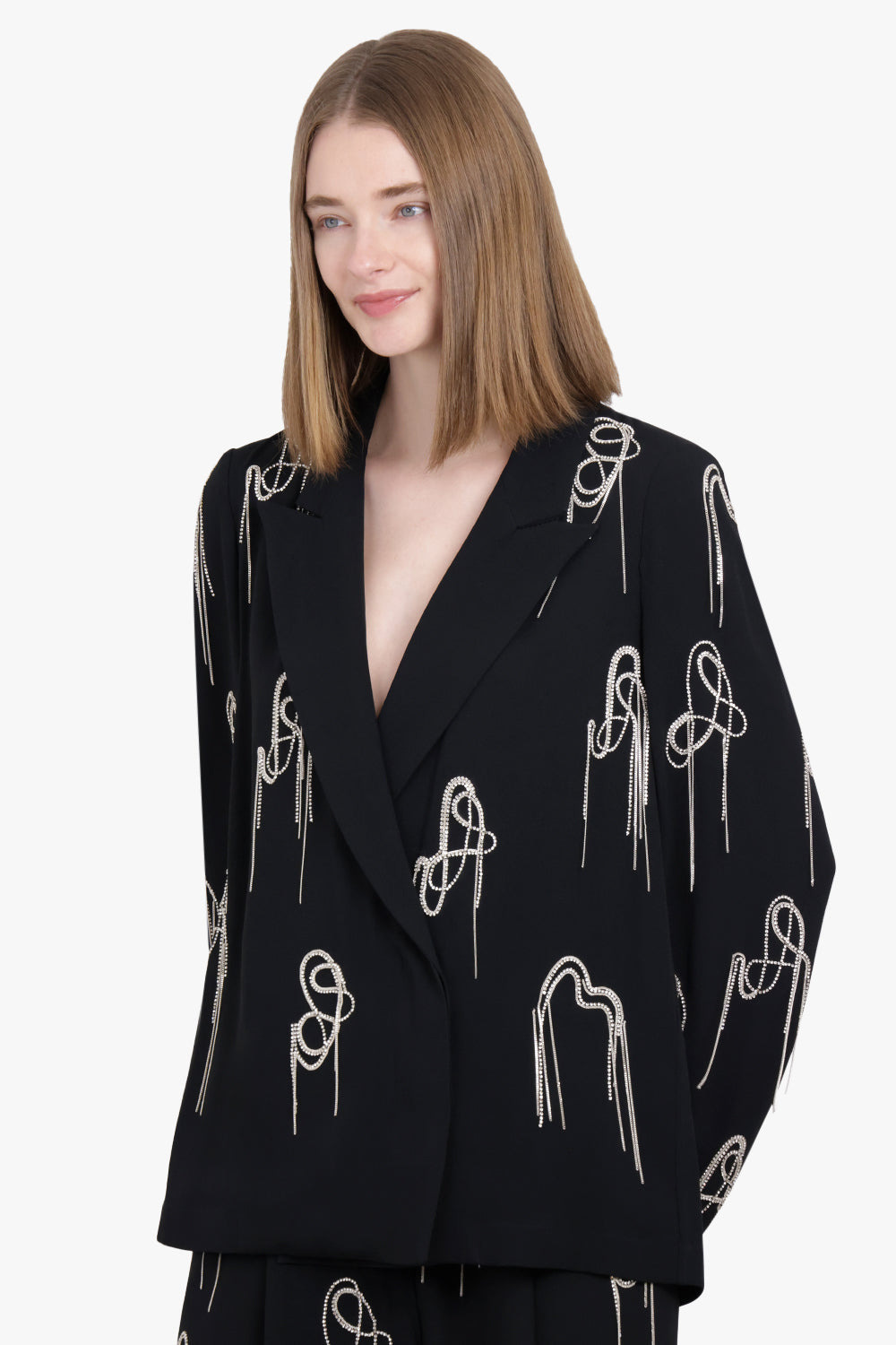 CAPLANA EMBELLISHED DOUBLE BREASTED JACKET | BLACK - 2