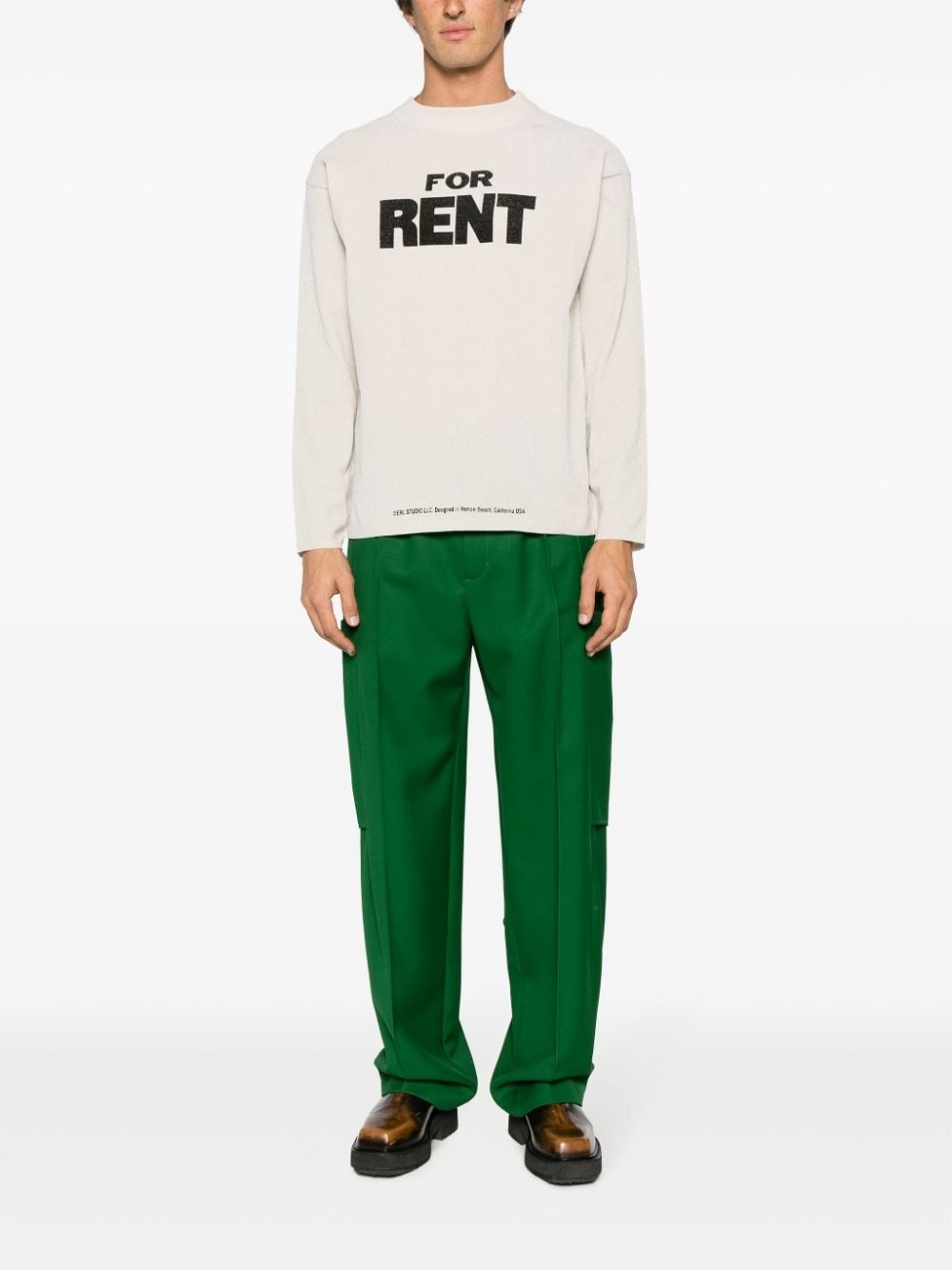 For Rent printed jumper - 2