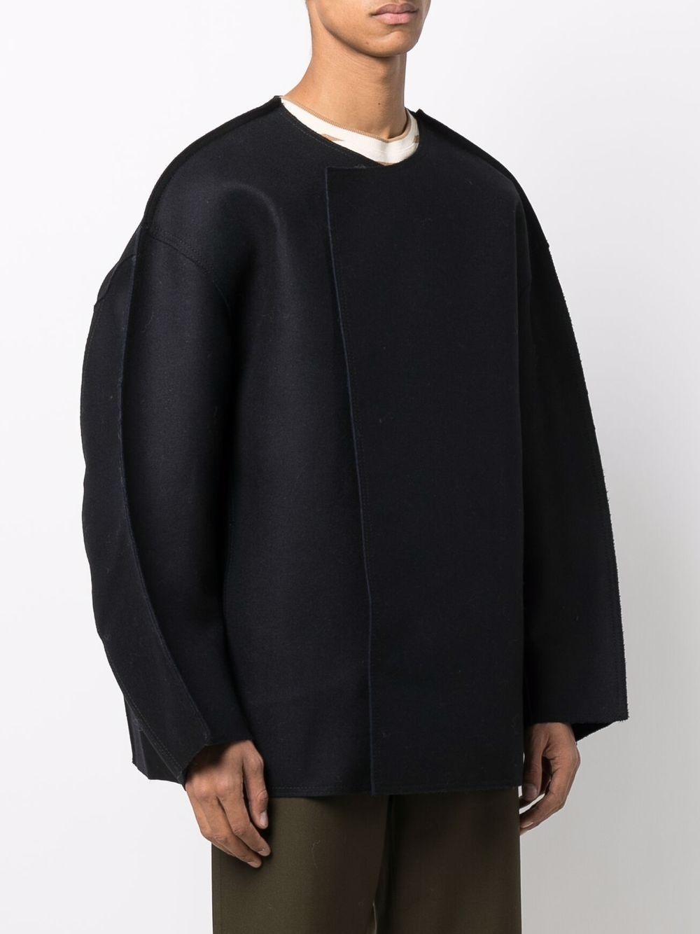 oversized short jacket - 3