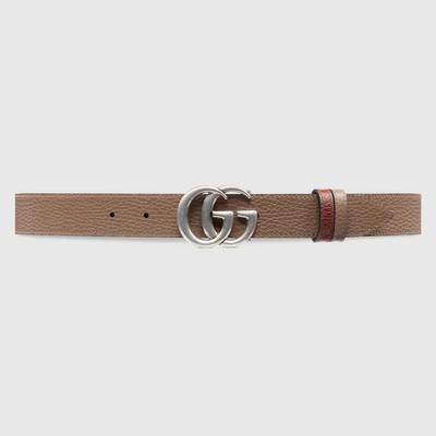 GUCCI GG Marmont reversible thin belt outlook