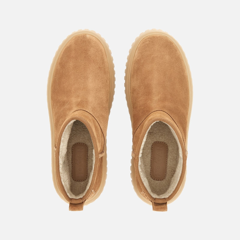 Ankle Boots Hogan H-Stripes Beige 4