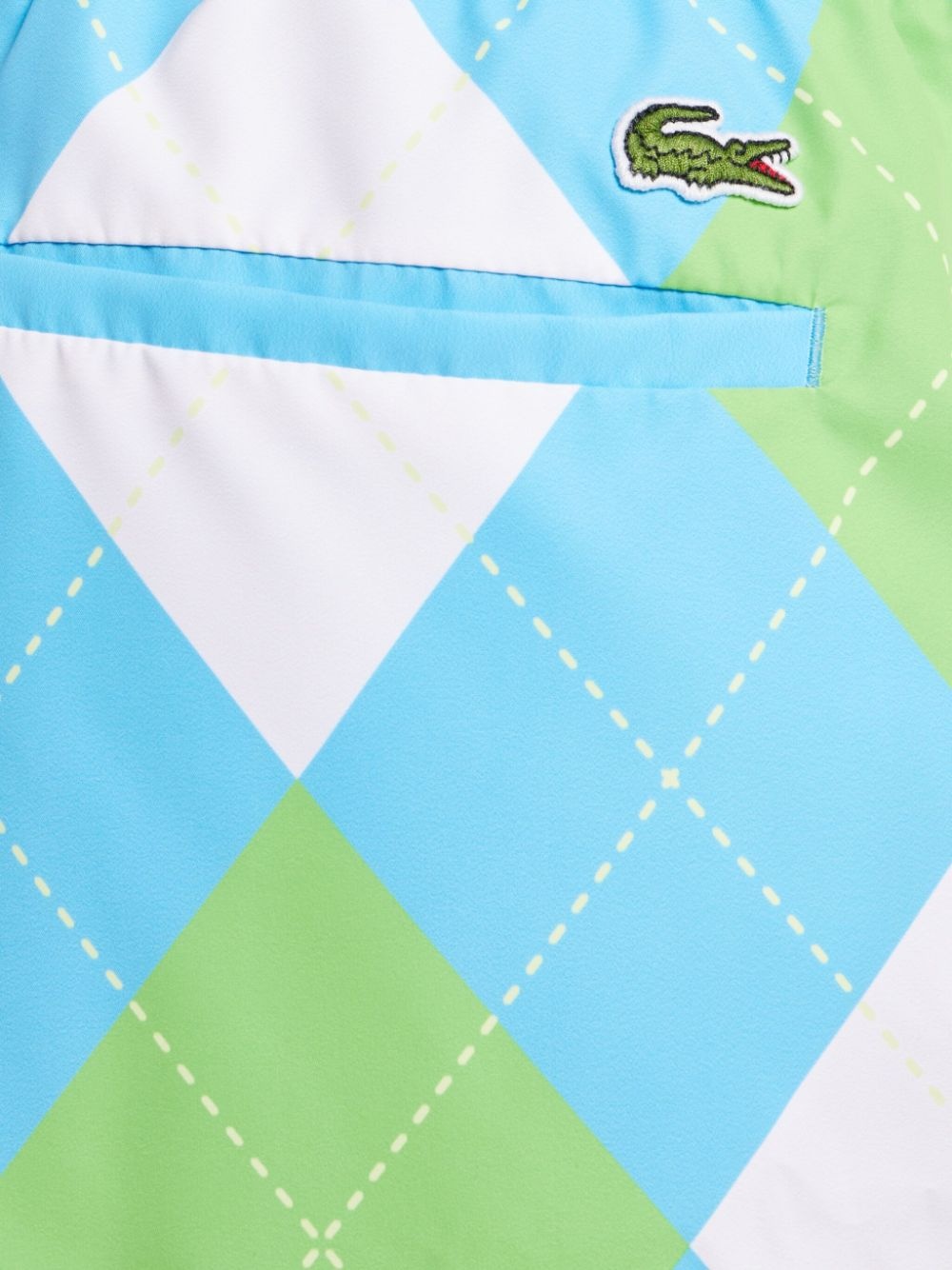 geometric-print swim shorts - 2