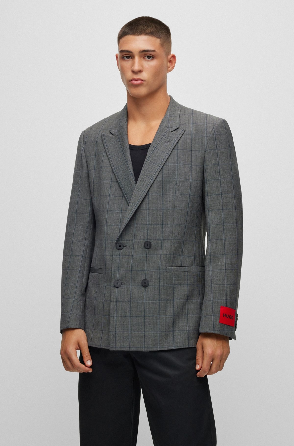 SLIM-FIT JACKET IN A PERFORMANCE-STRETCH WOOL BLEND - 2