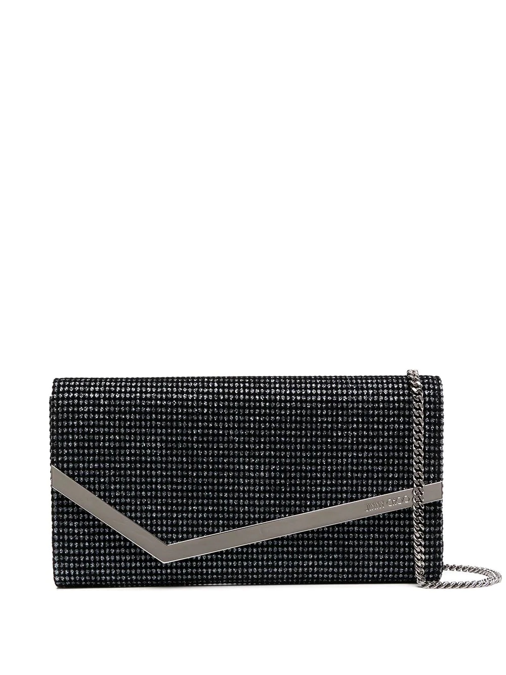 Emmie glitter suede clutch - 1