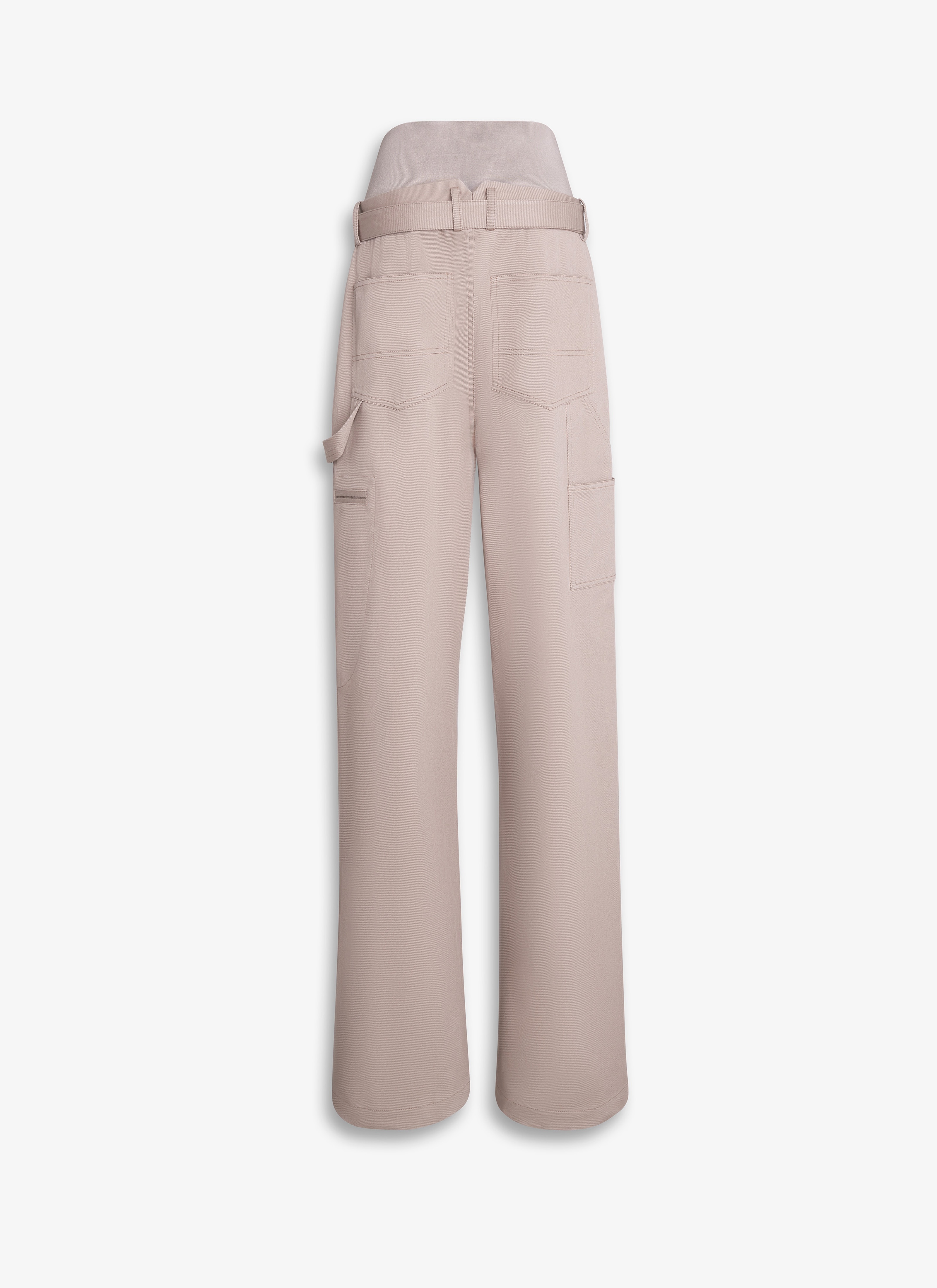 CARGO TROUSERS WITH KNIT BAND - 4