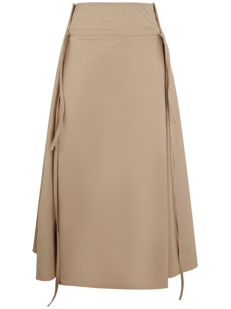 Stylish Ribbon midi skirt 1