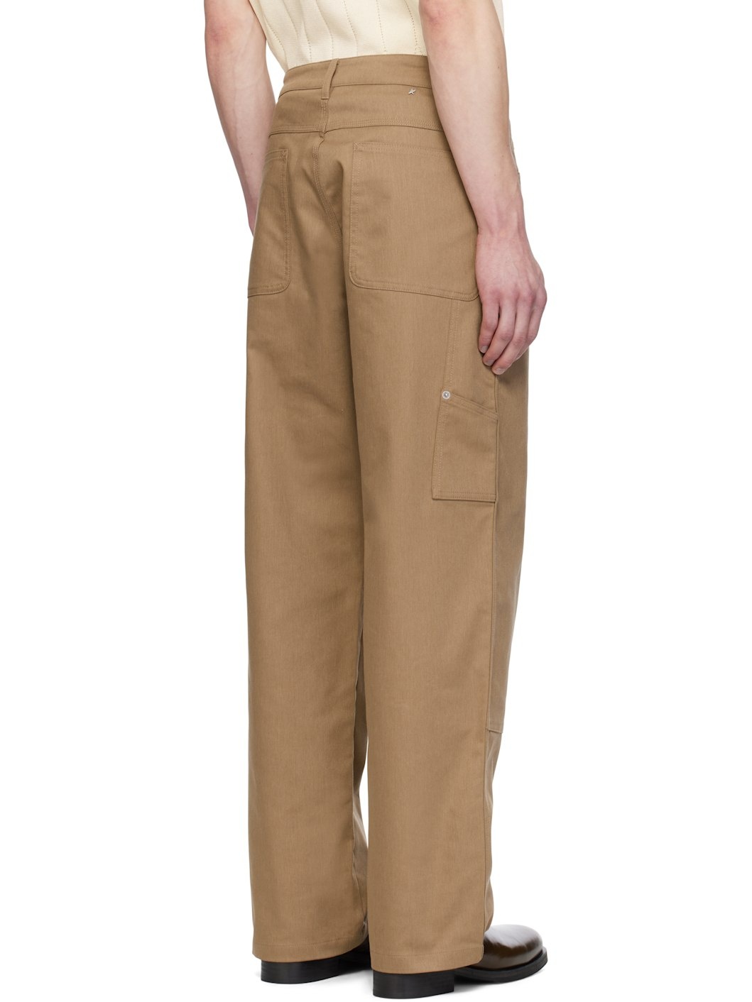 Tan Patch Trousers - 3
