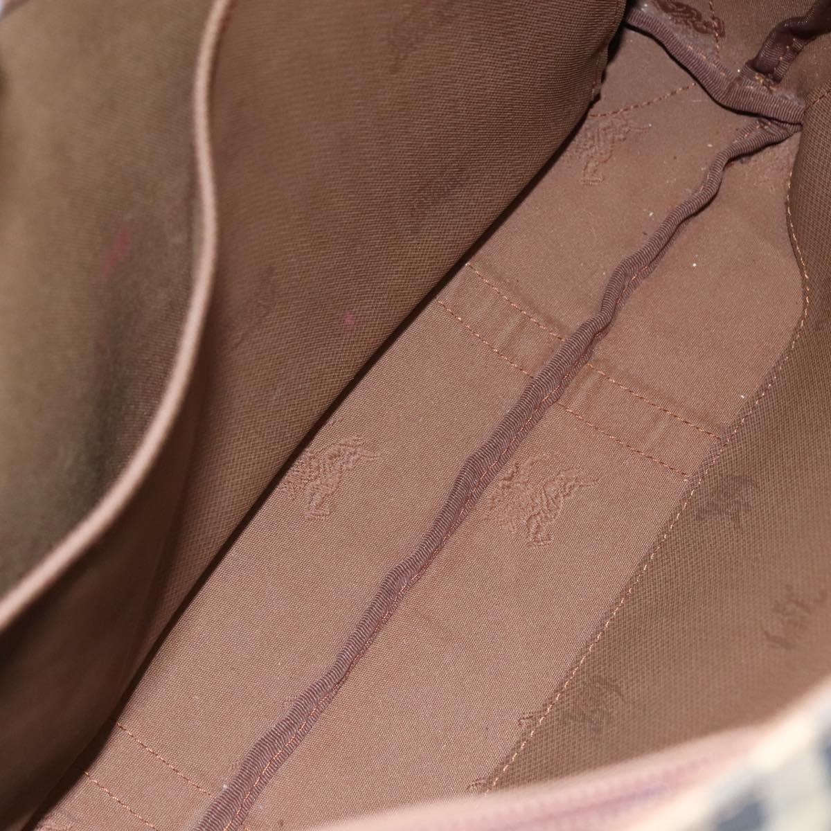 Burberry Nova Check Tote Bag Canvas Leather Beige - 11