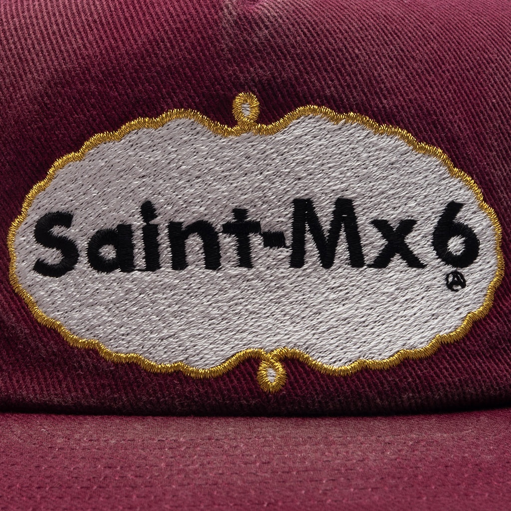 5 PANEL EAT ME CAP - BURGUNDY - 2