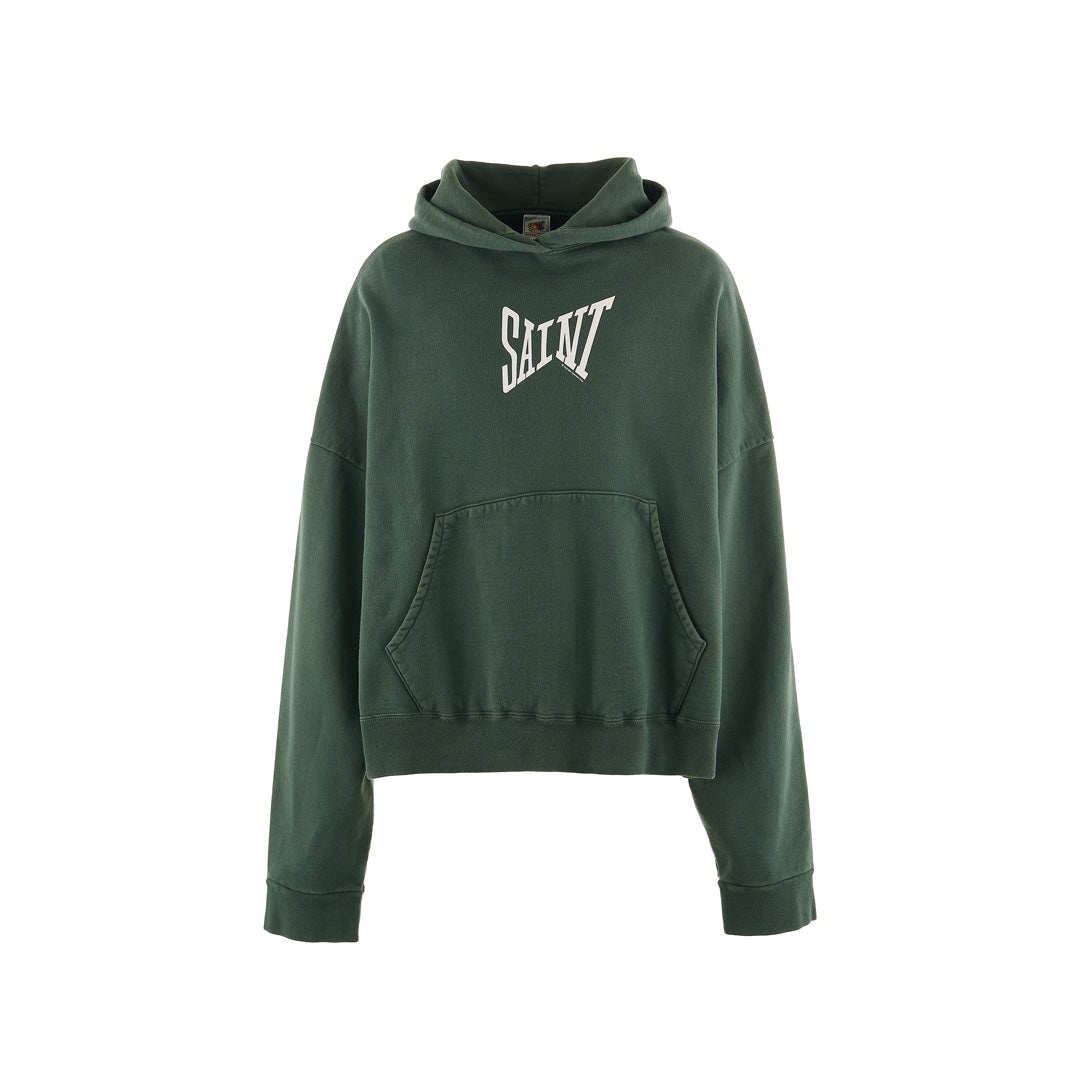 RIBON SAINT HOODIE (GREEN) - 1