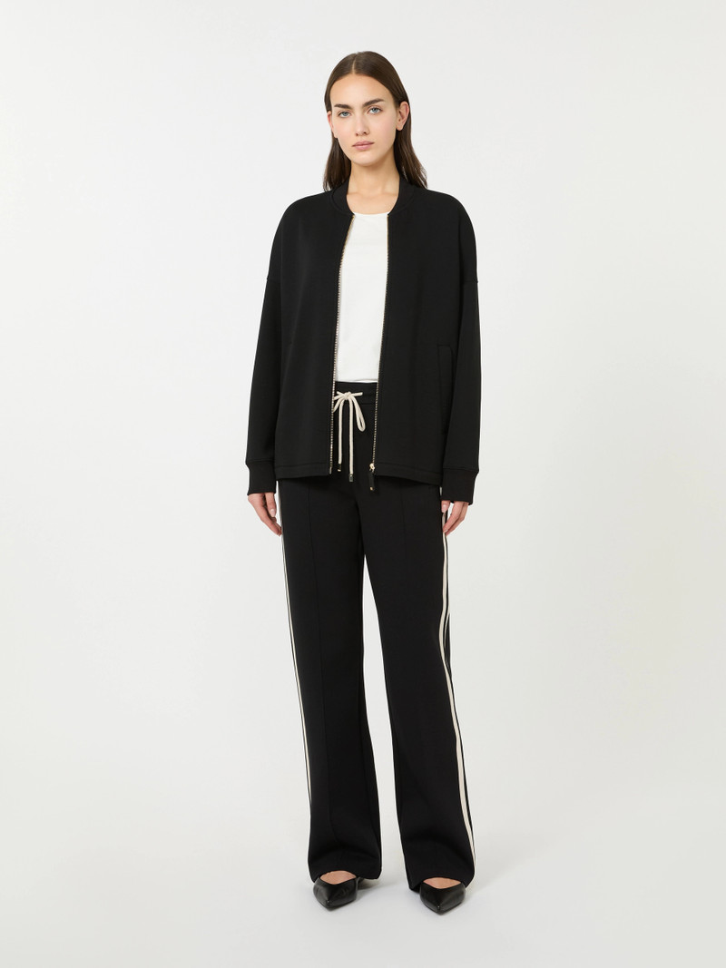 'S Max Mara DURATA Cotton knit T-shirt - WHITE outlook