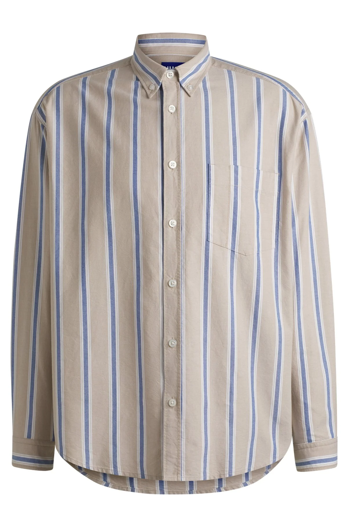 OVERSIZE-FIT BUTTON-DOWN SHIRT IN OXFORD COTTON - 1