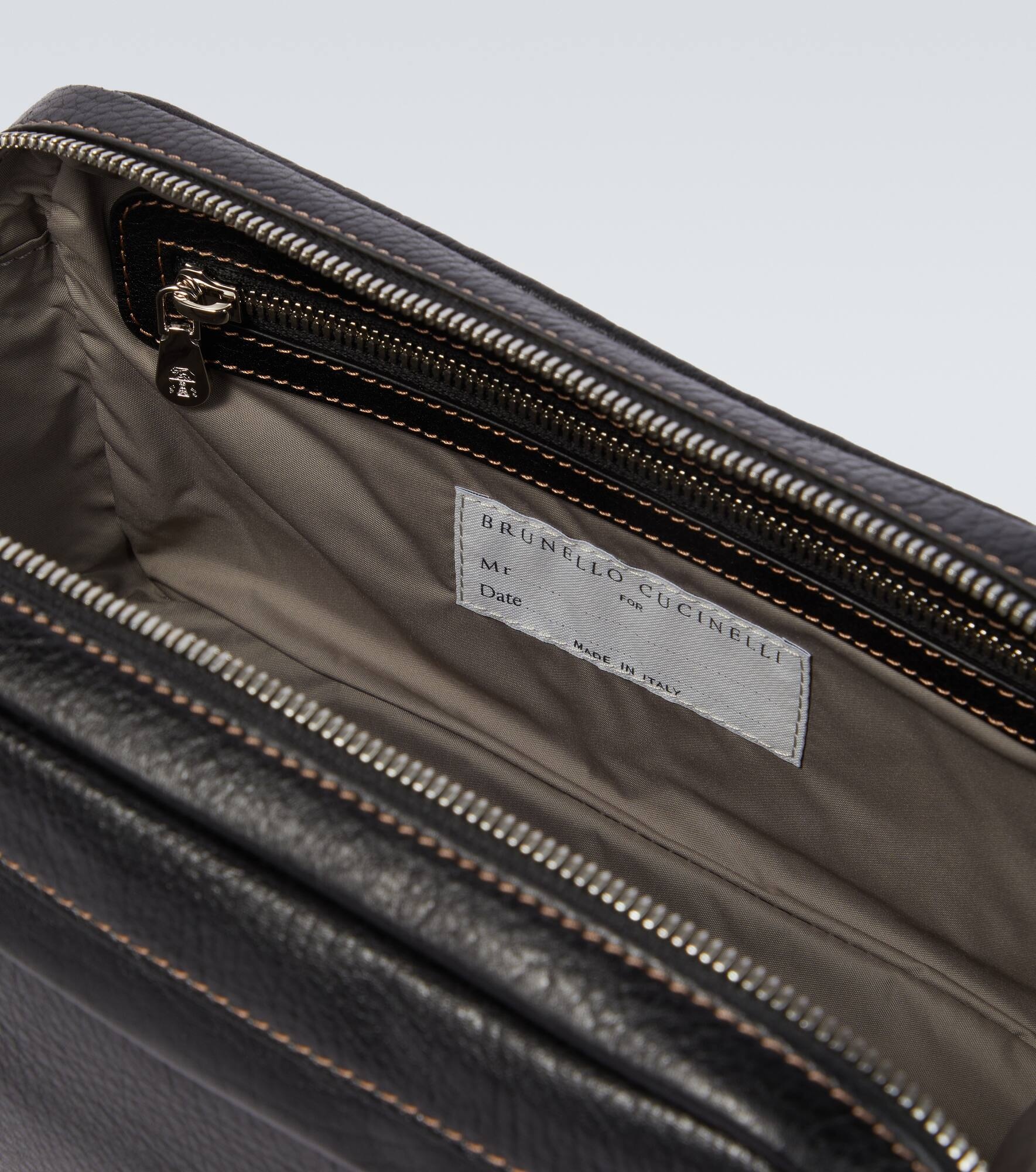 Leather toiletry bag - 4