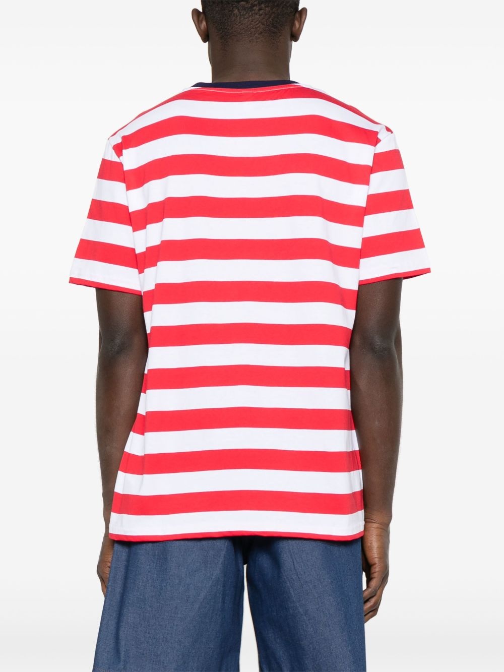 striped T-shirt - 3
