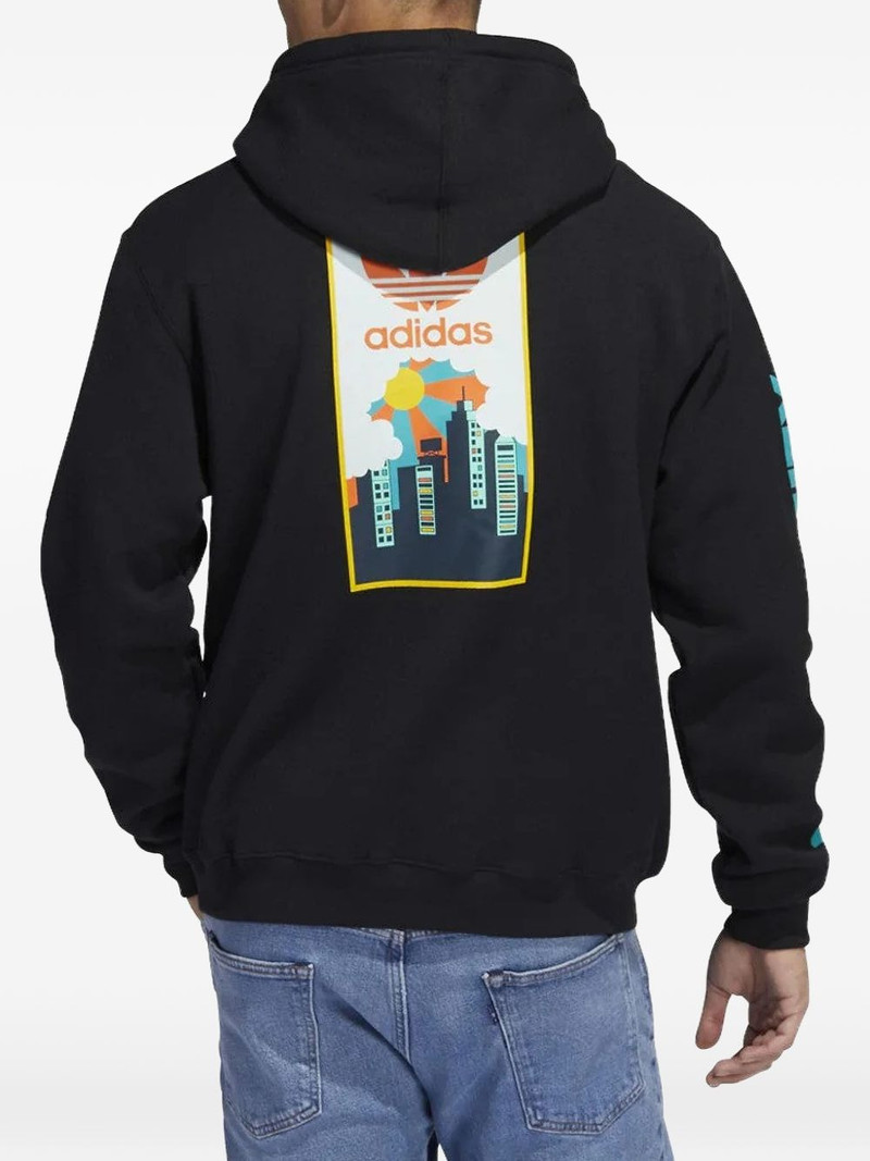 adidas x Beyond The Streets logo-detail hoodie outlook