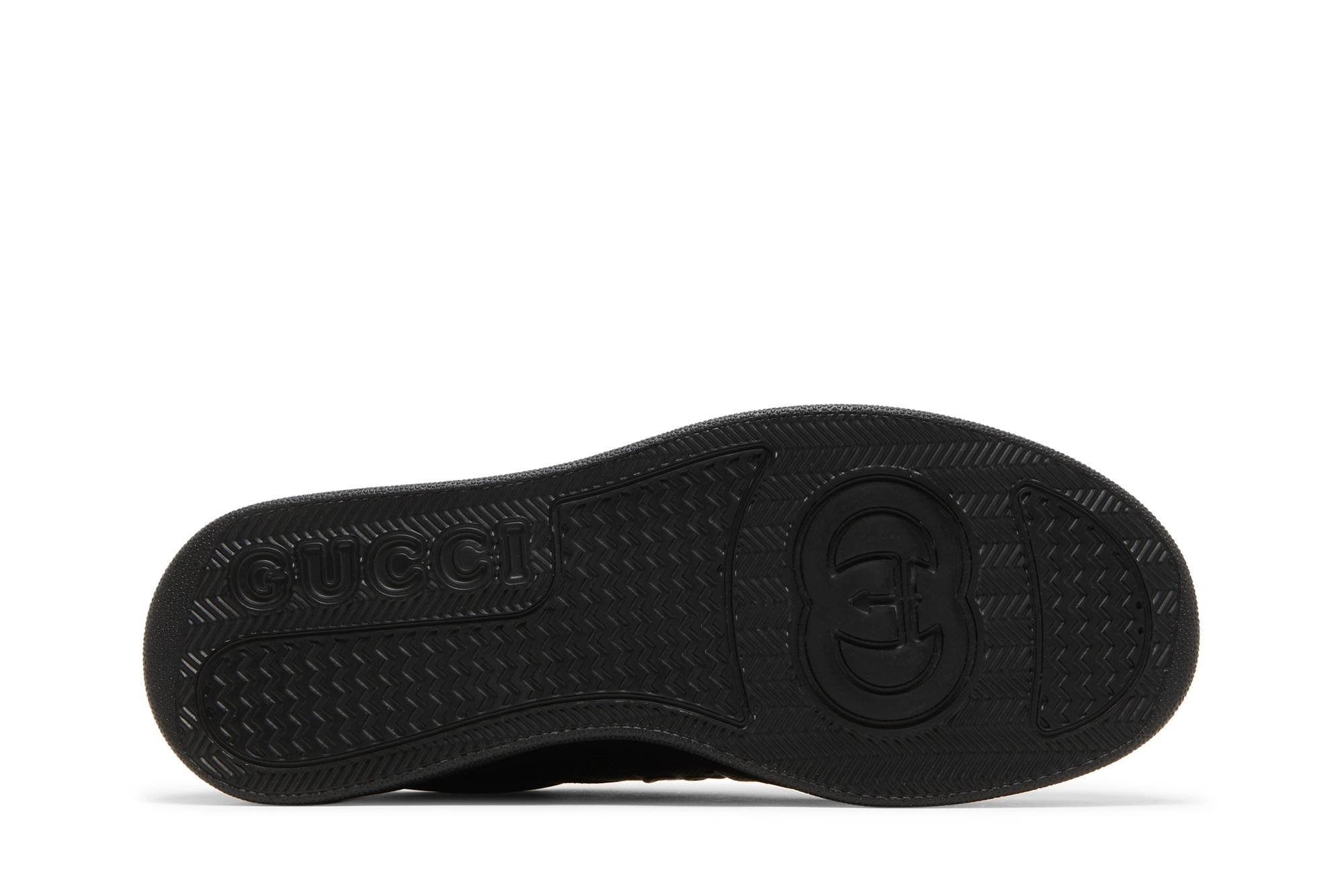 Gucci GG Embossed Sneaker 'Black' - 4