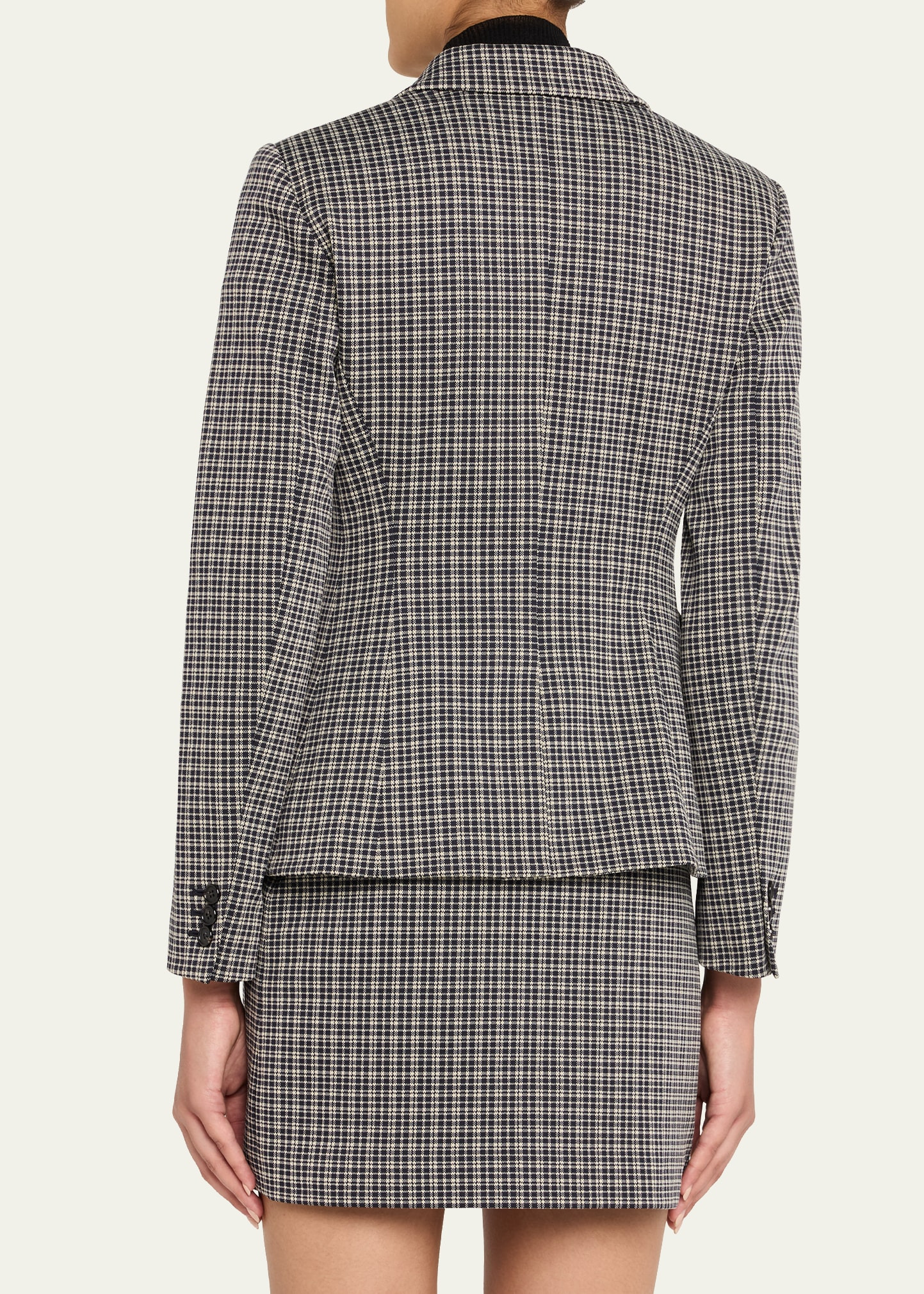 Carissa Plaid Slim-Fit Blazer - 3