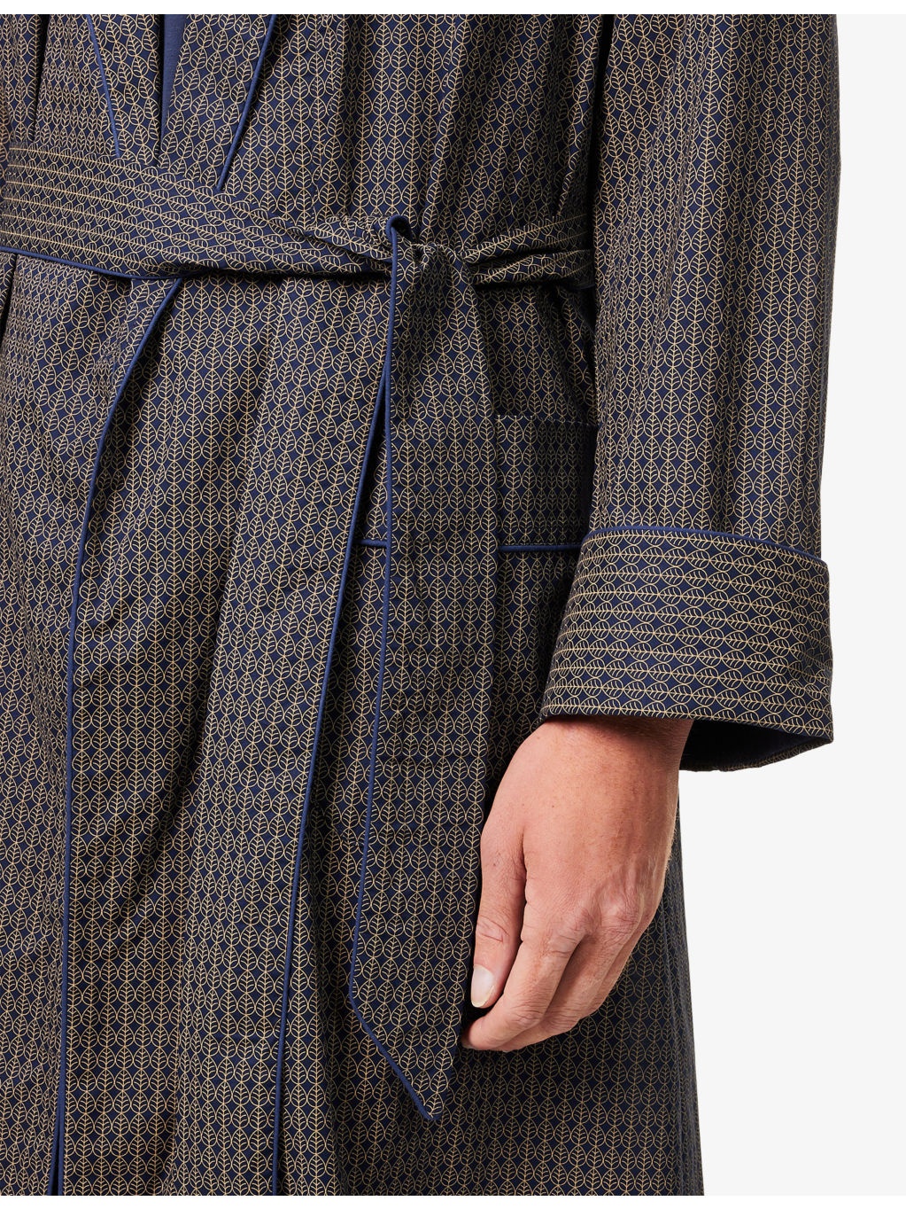 Nelson Graphic-Print Cotton-Poplin Robe - 5