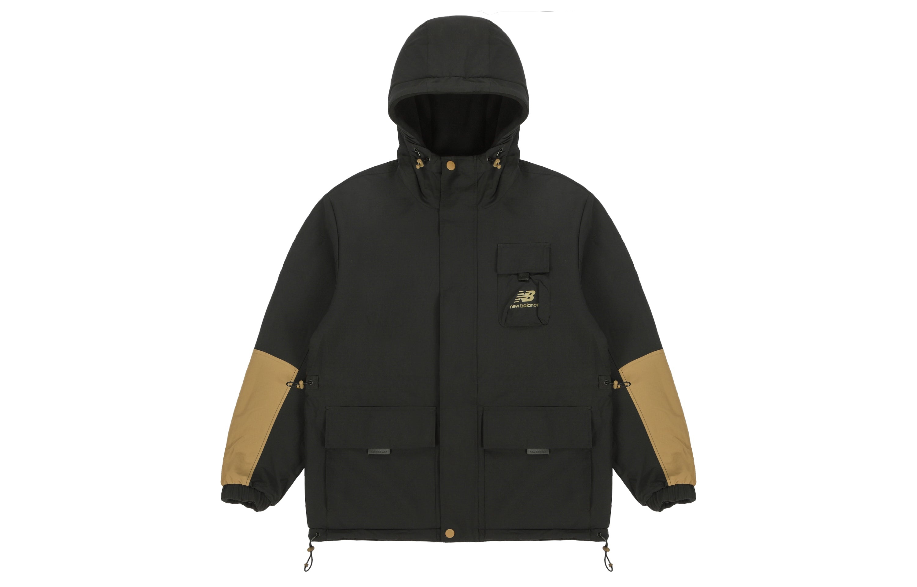 New Balance hooded Casual Jacket Couple Style Black AMJ13383-BK - 3