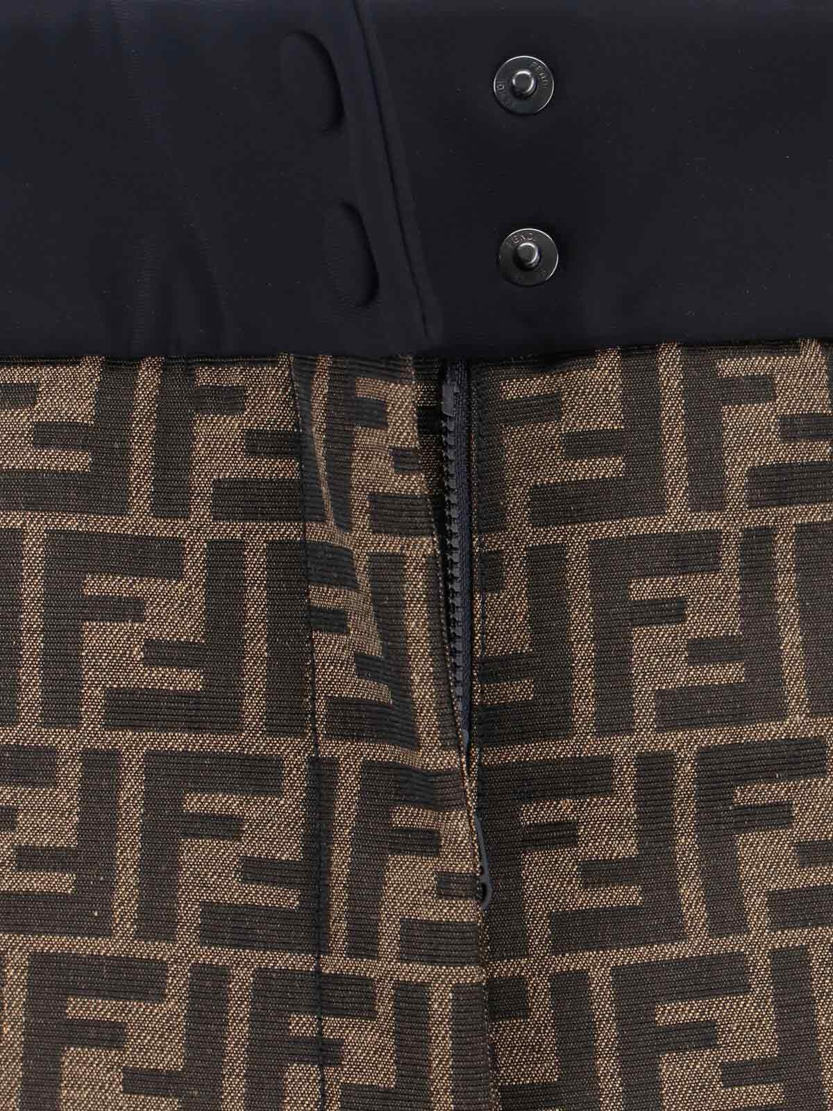 "FF" LOGO SKI PANTS - 5