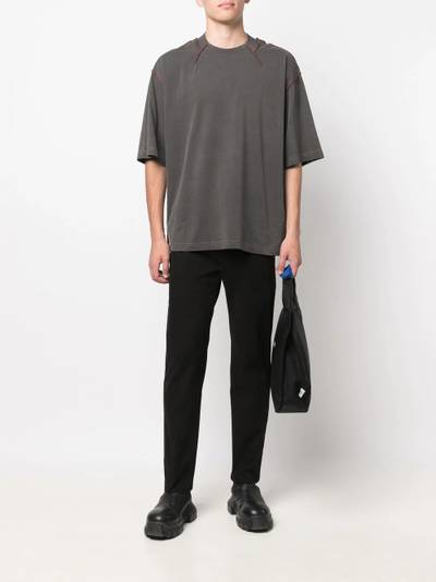 Diesel contrast-stitching cotton T-Shirt outlook