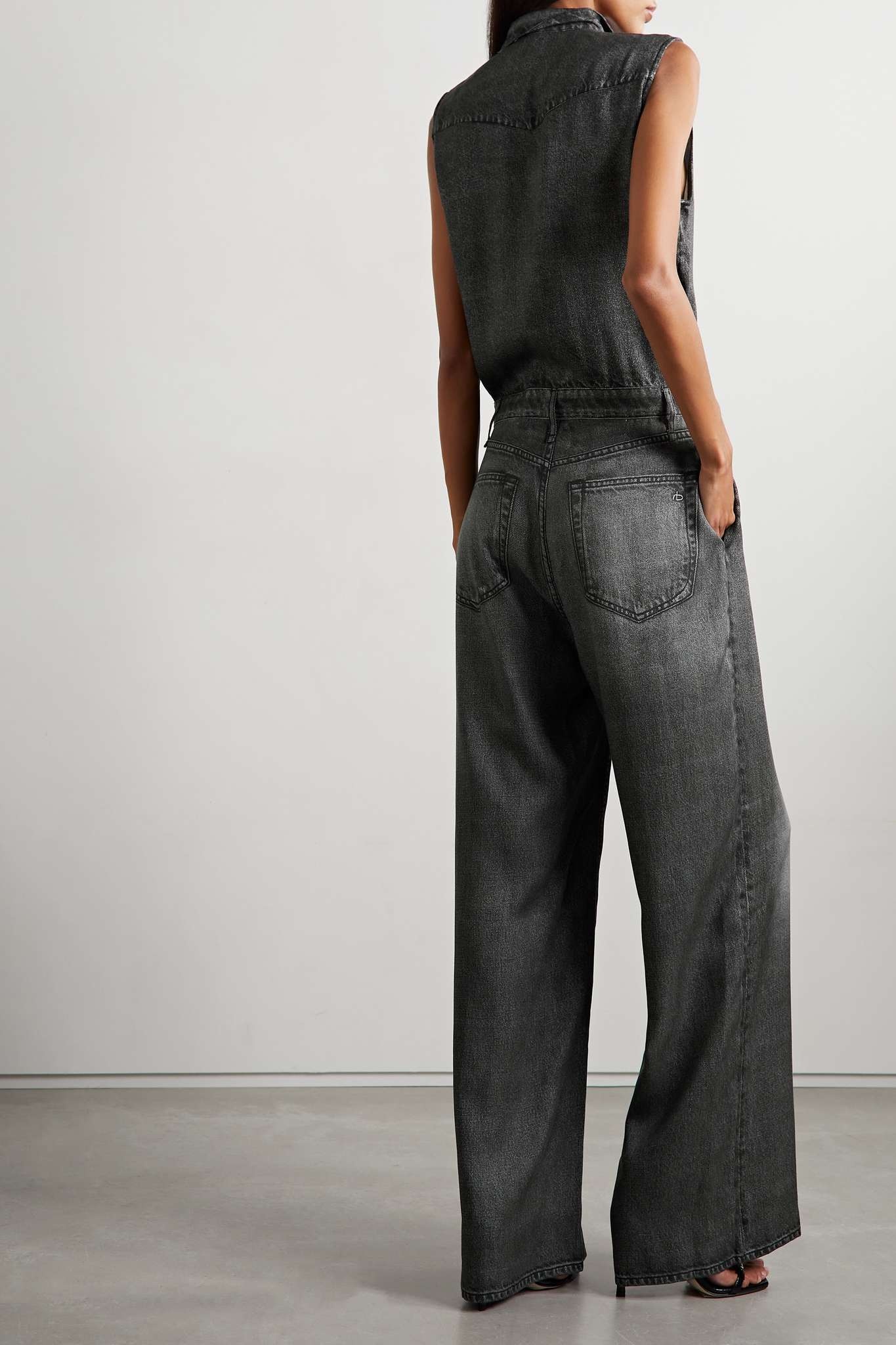 Liquid Miramar printed TENCEL-jersey jumpsuit - 4